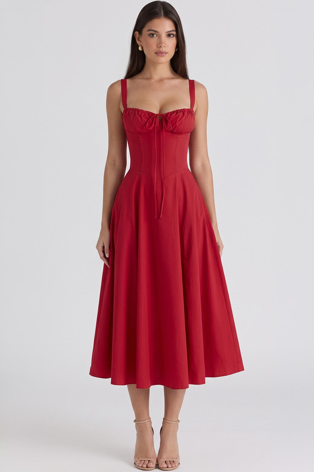 Noemi Bustier-Kleid in Rot