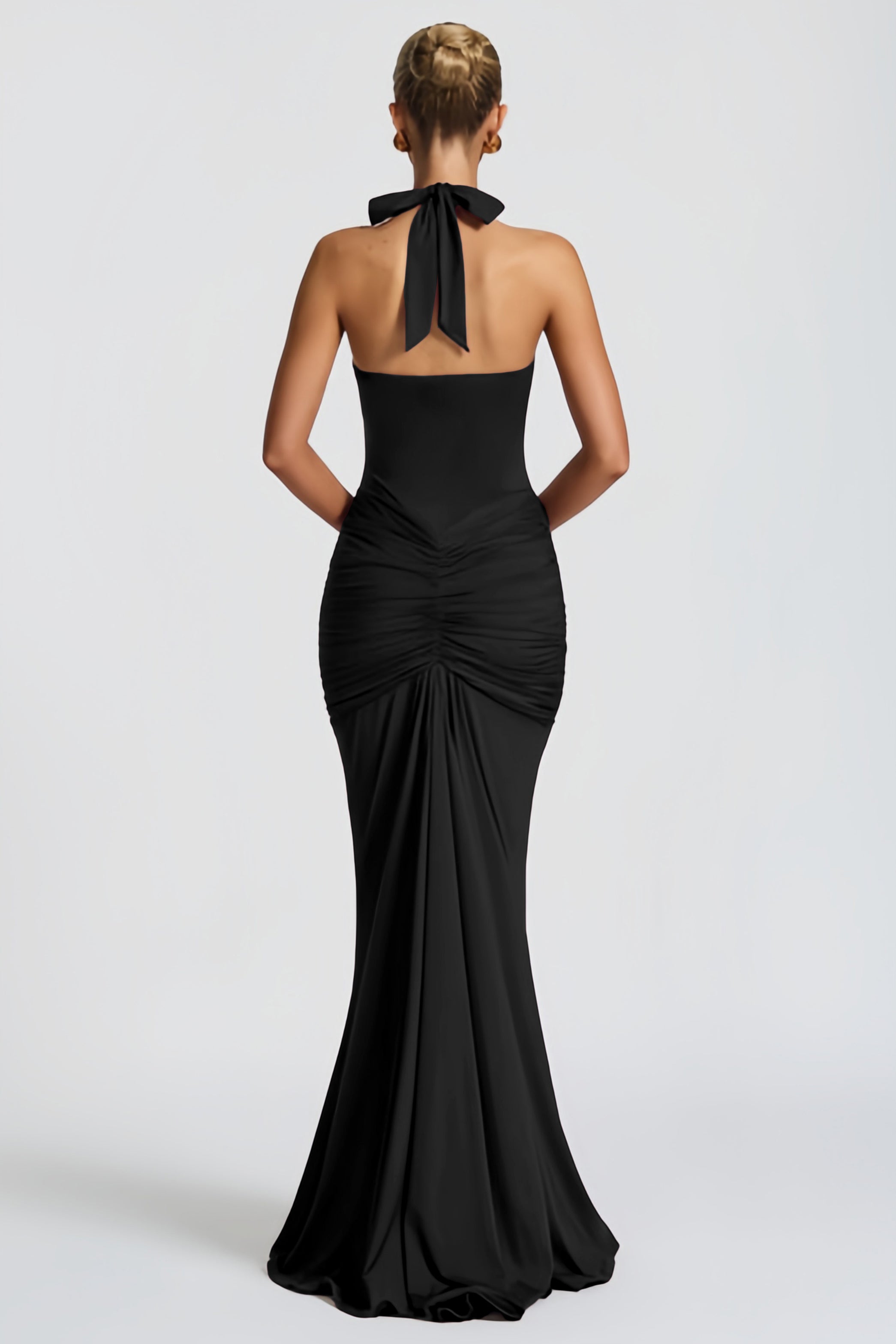 Aiglantine Maxikleid Bordeauxrot | FormaLuxe