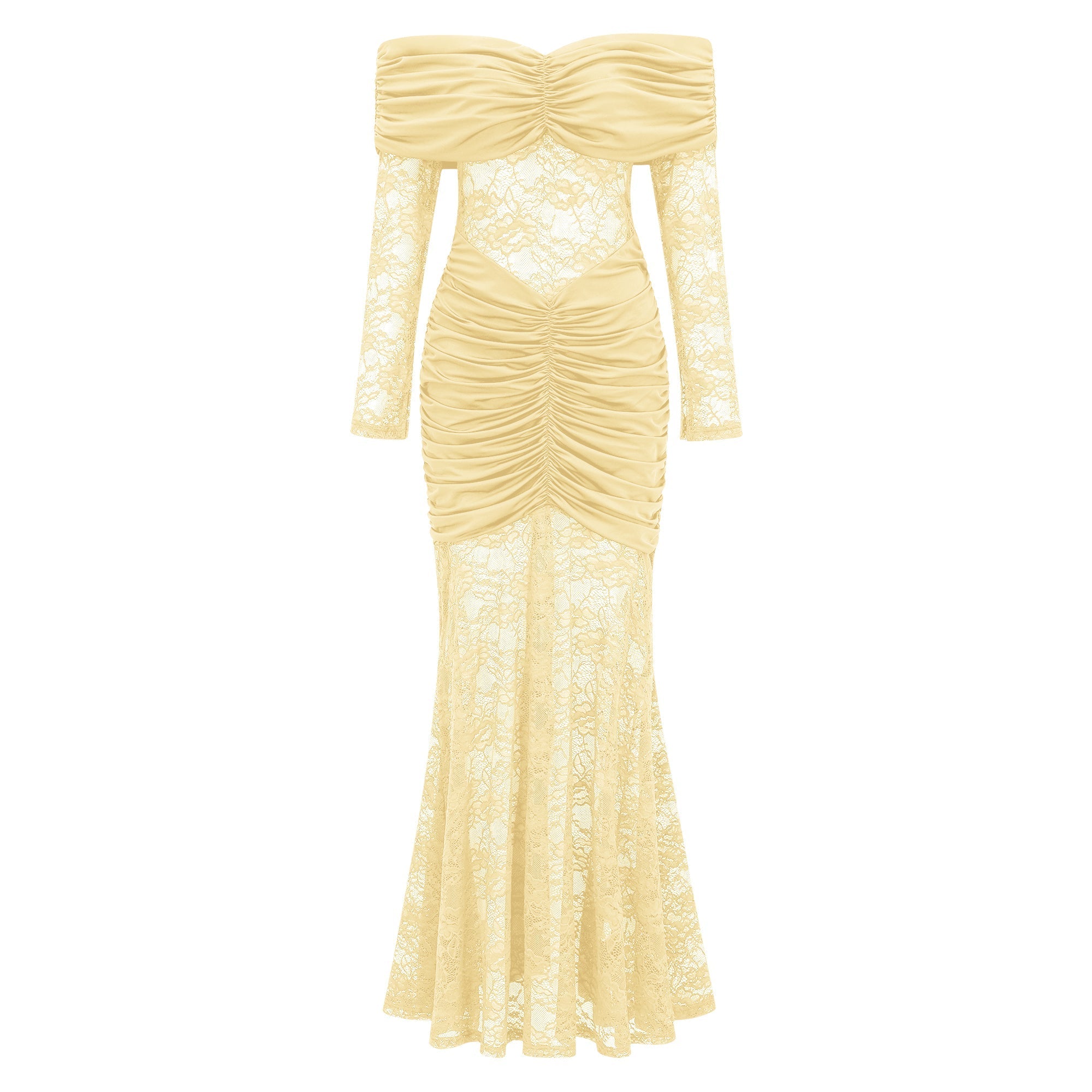 Brigitte Gelb Maxikleid | FormaLuxe