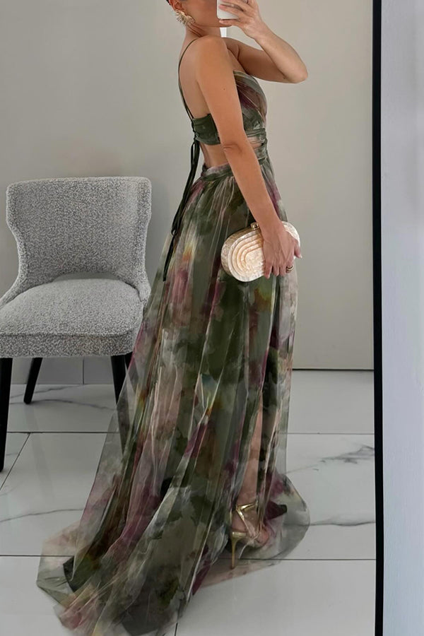 Imogen | Atemberaubendes Maxikleid Orange | FormaLuxe
