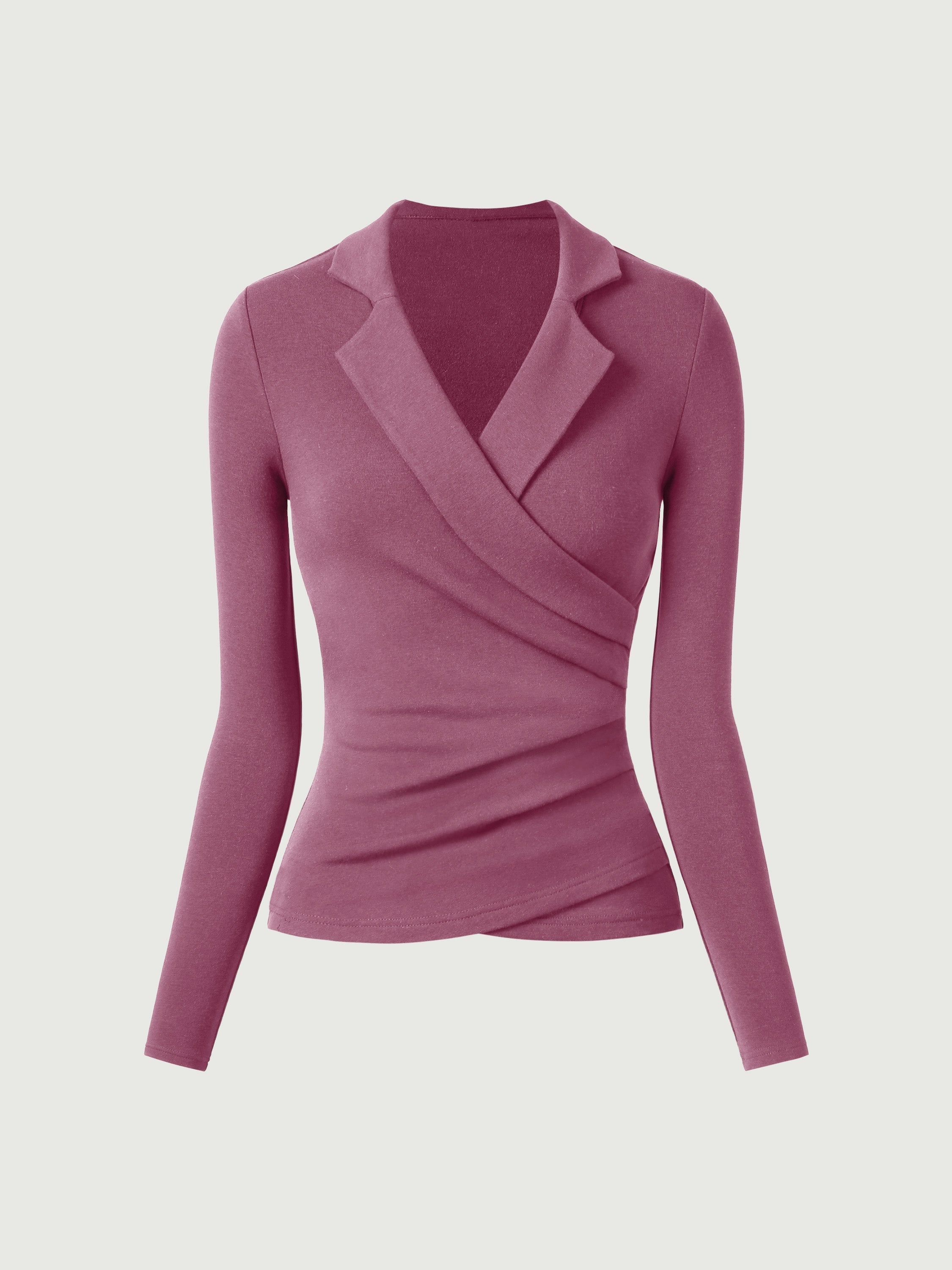Haut surplice à col Eco-Mousse®3.0 Ruby – Femmes > Hauts > Chemises&Hauts | FormaLuxe