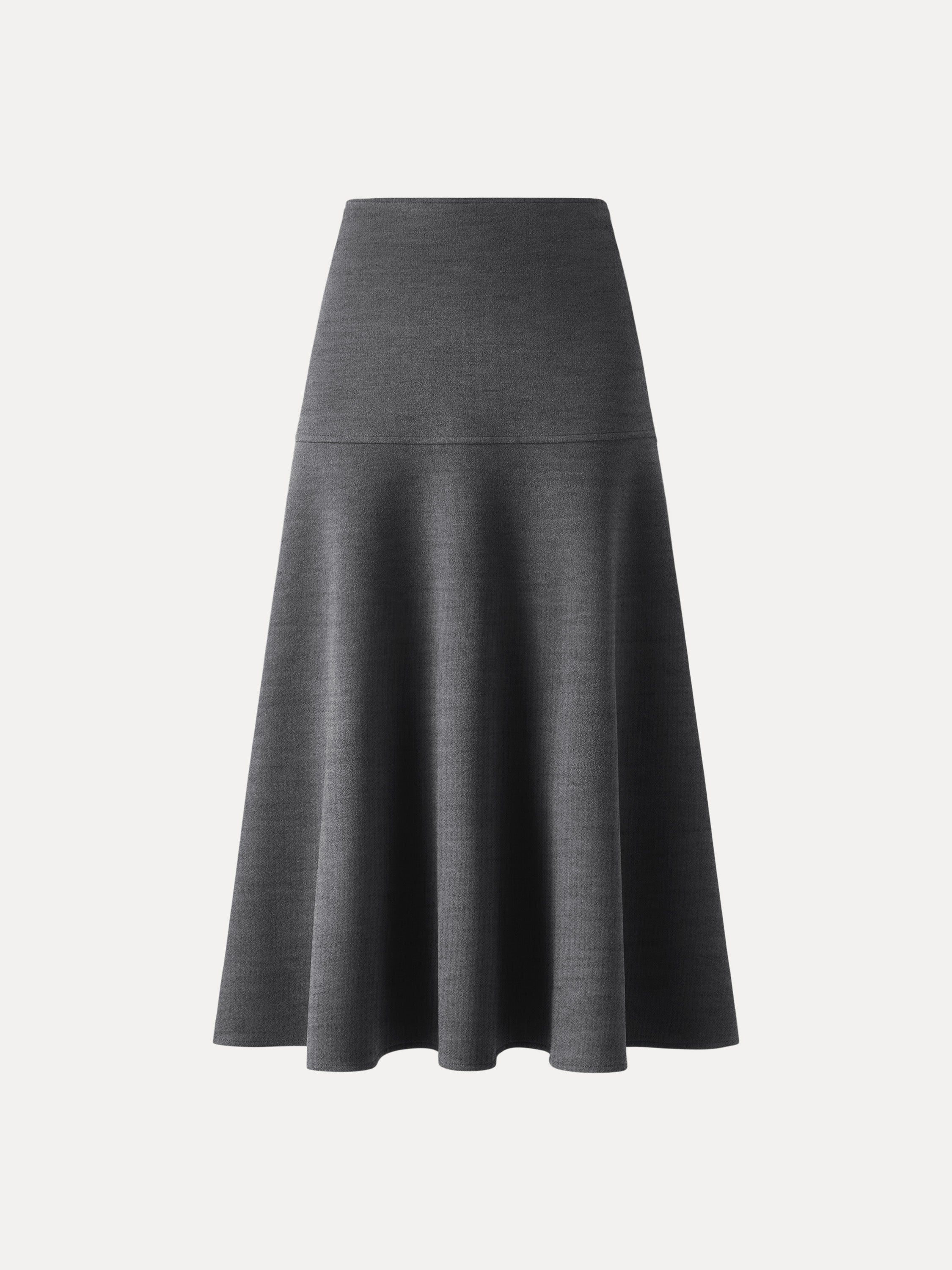 Jupe maxi évasée façon cachemire Heather Morganite – Femmes > Bas > Jupes | FormaLuxe