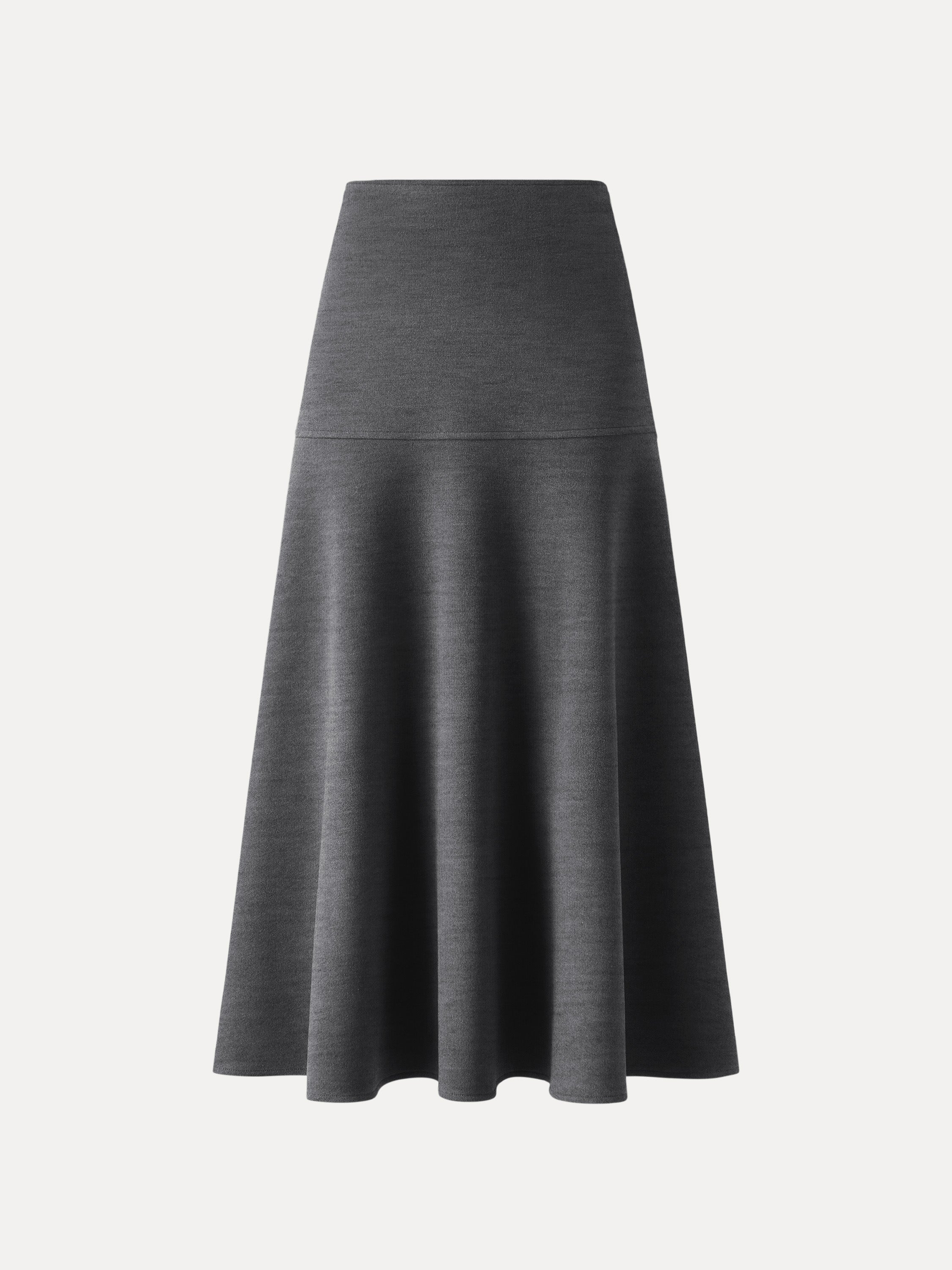 Jupe maxi évasée façon cachemire Heather Morganite – Femmes > Bas > Jupes | FormaLuxe