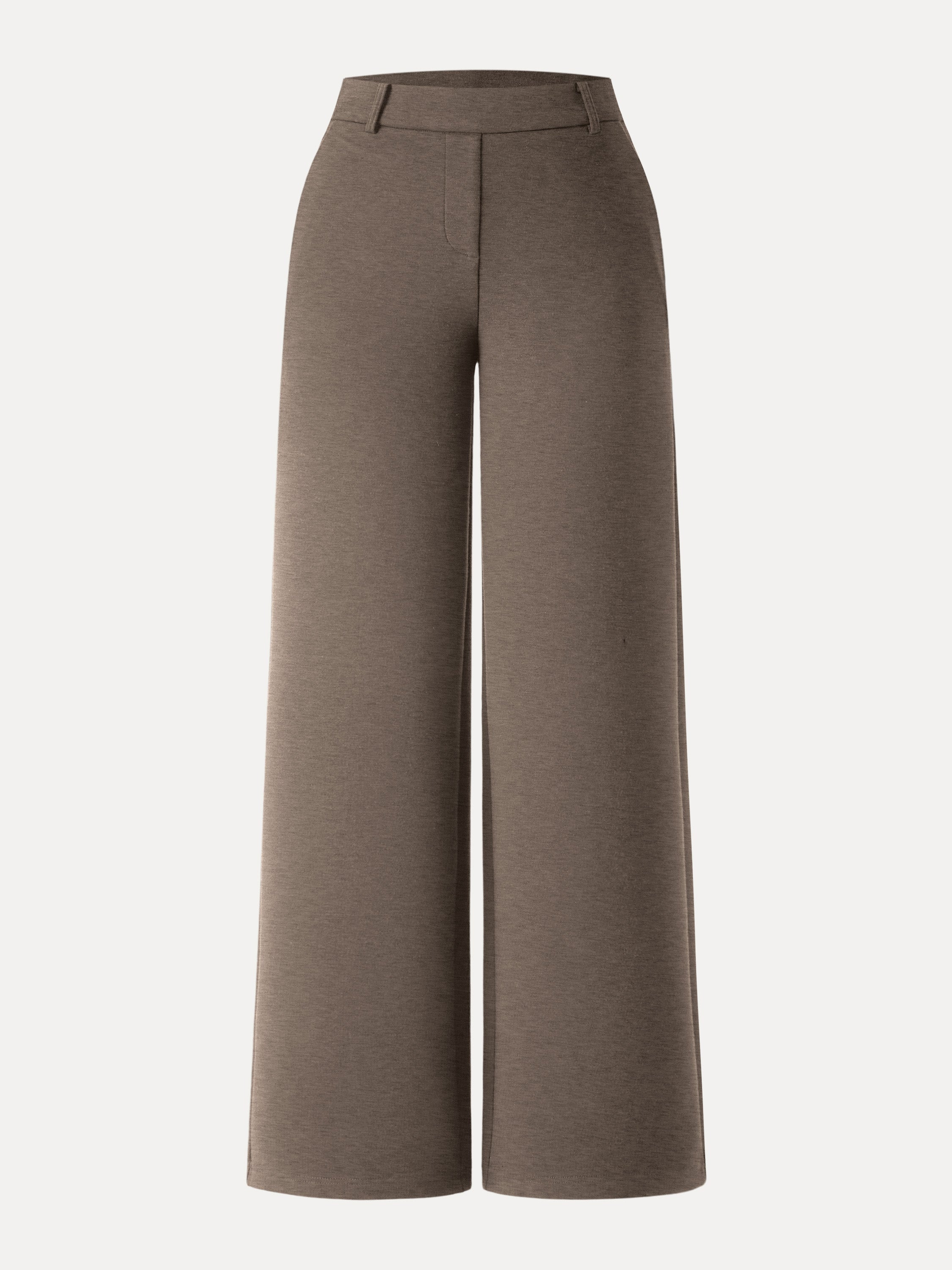 Stretchy Mid Rise Straight Leg Pull-on Pants with Pockets Universe Navy – Women > Bottoms > Pants | FormaLuxe