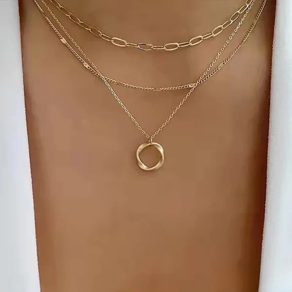 Avine – Retro Halskette in Goldoptik – Necklace | FormaLuxe