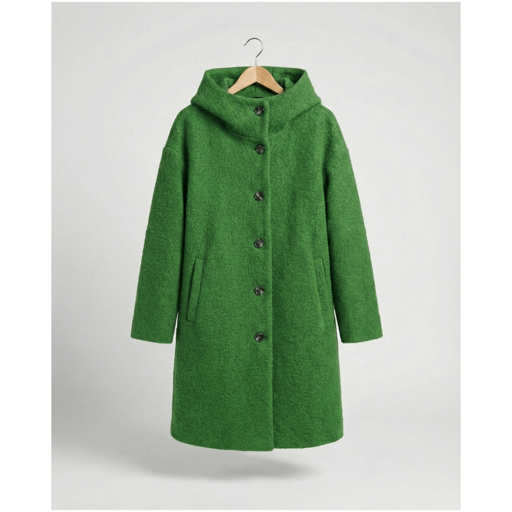 Eleonora Jacke | Weich, elegant und versandkostenfrei Dunkelgrün | FormaLuxe