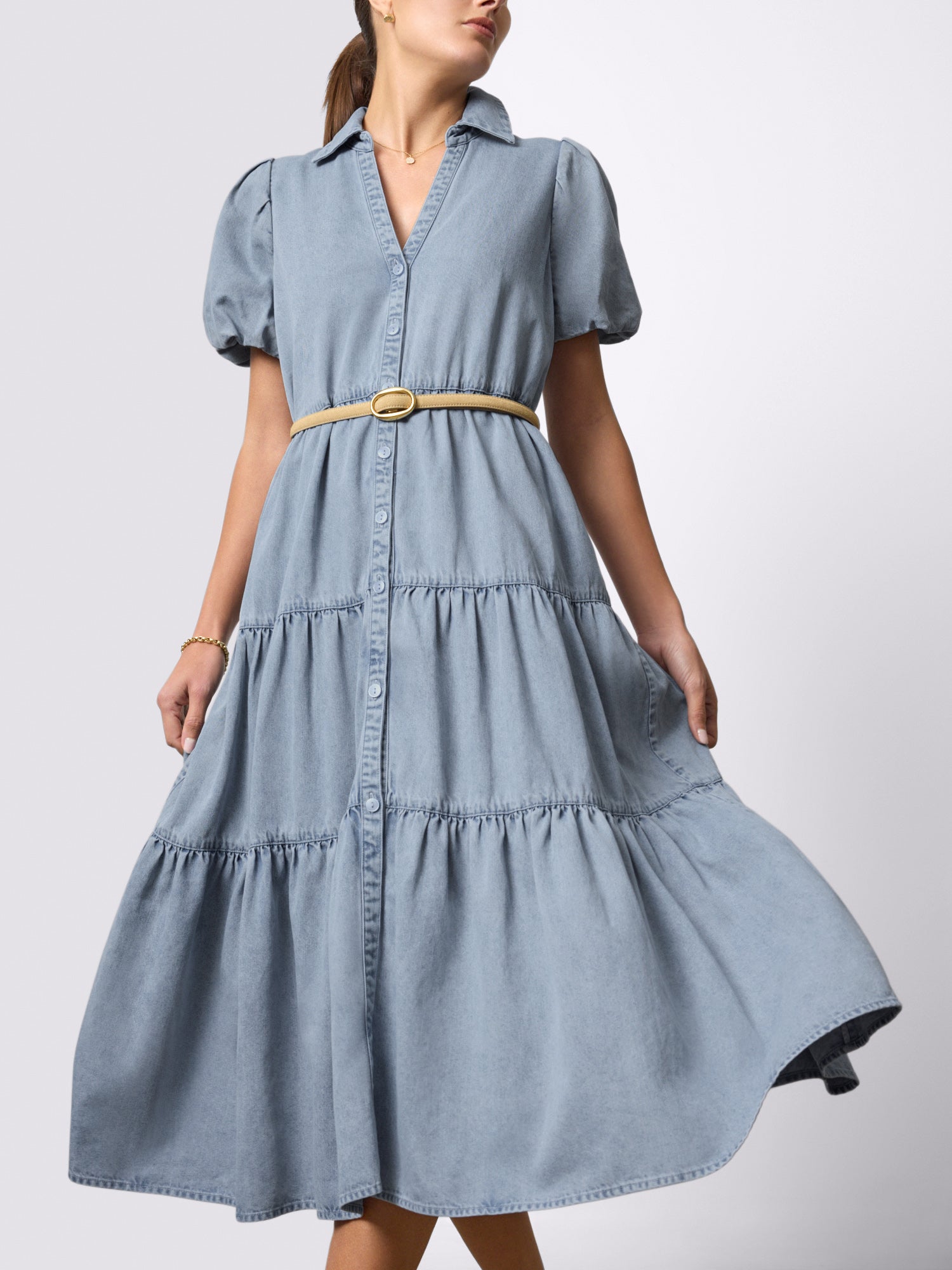 The Havana Denim Dress – Dresses-Jumpsuits | FormaLuxe