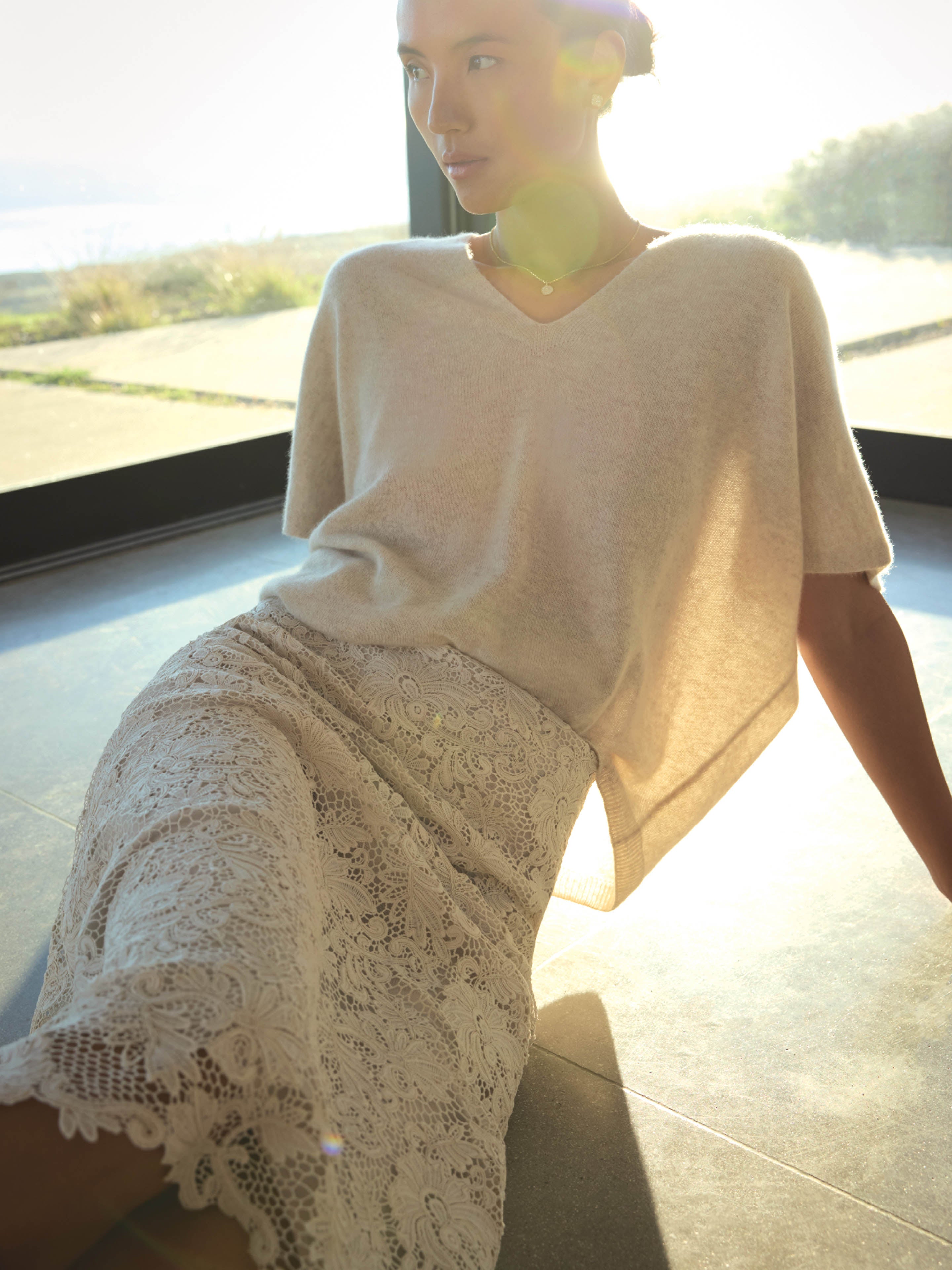 The Mara Lace Skirt – Bottoms | FormaLuxe