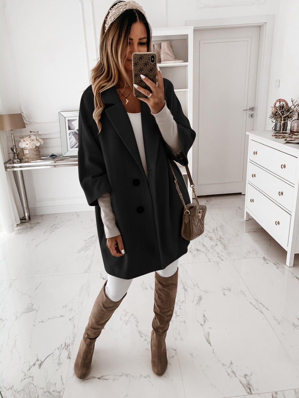 Selvianne – Elegante lange mantel – AUTUMN VIBES | FormaLuxe
