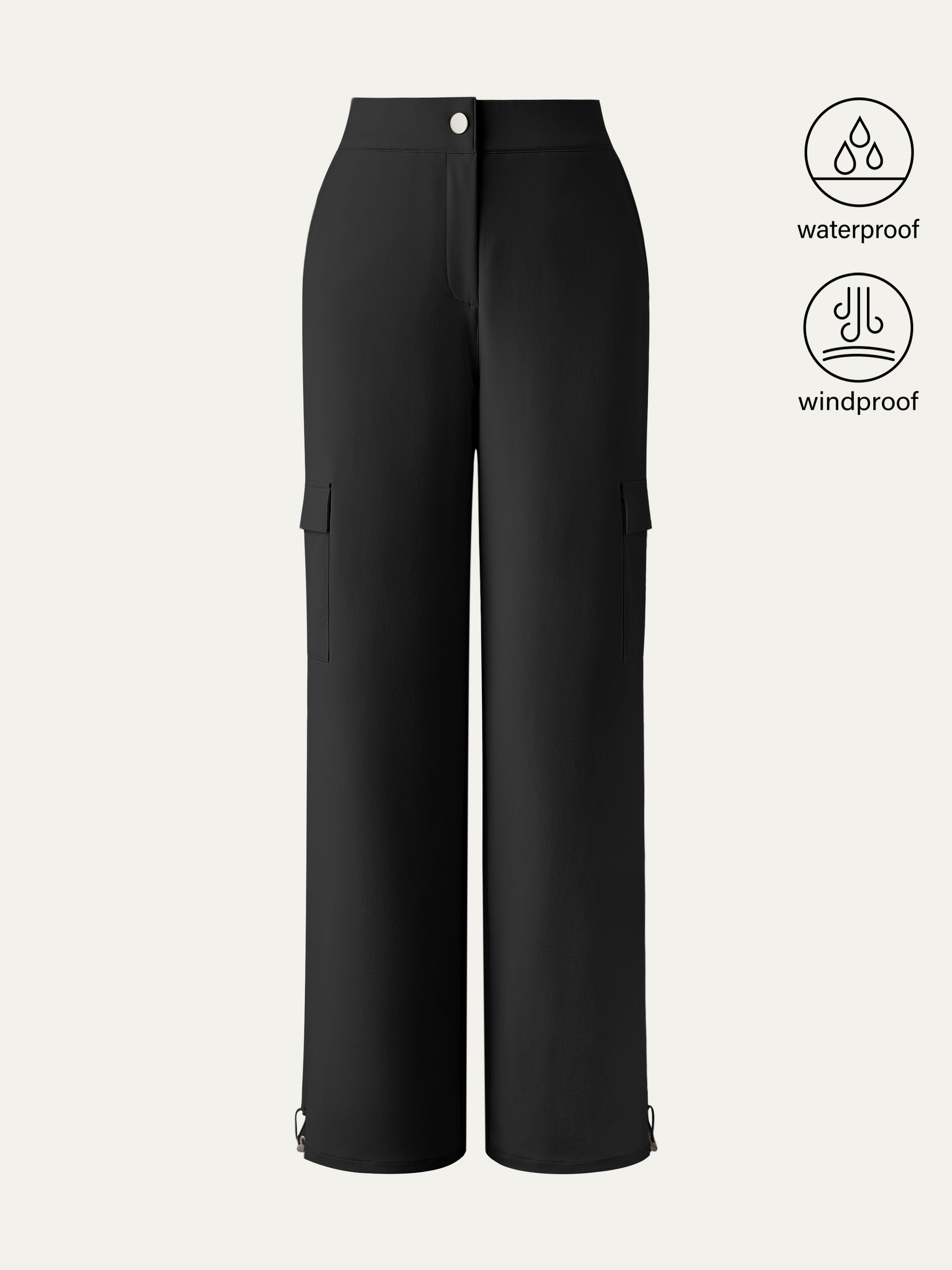 Waterproof Fleece Cargo Pant Gainsboro – Women > Bottoms > Pants | FormaLuxe