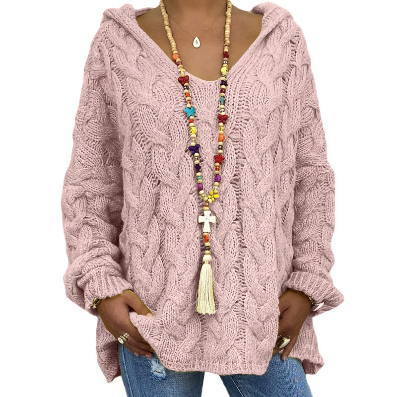 Melinda | Winter Sweater Dark Pink | FormaLuxe