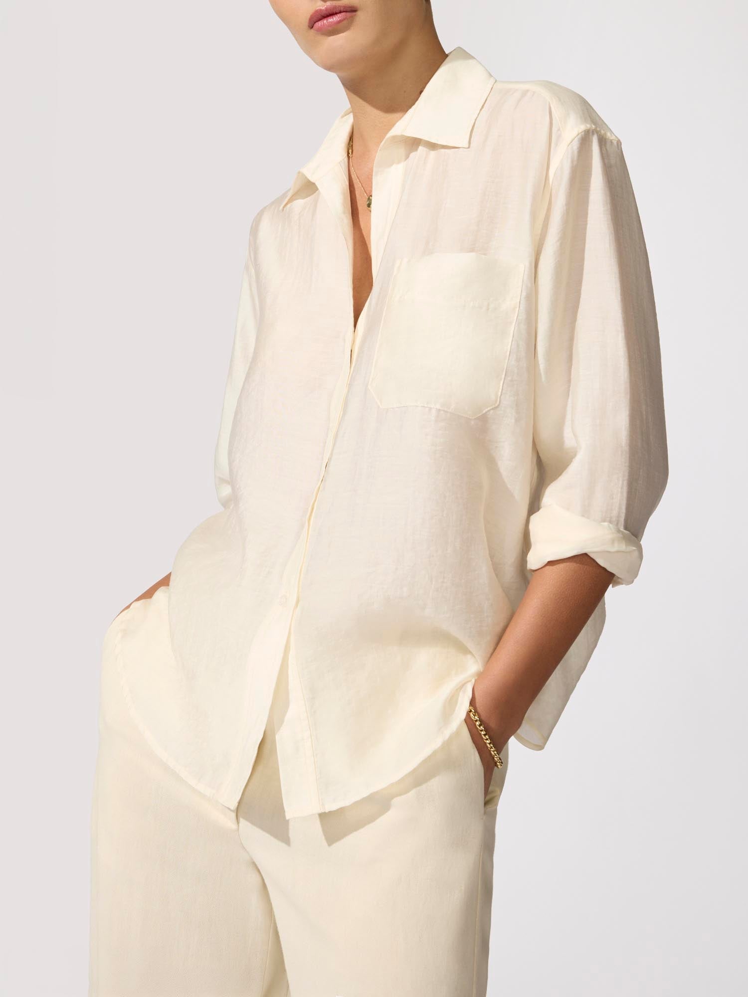 The Everyday Voile Shirt – Tops | FormaLuxe