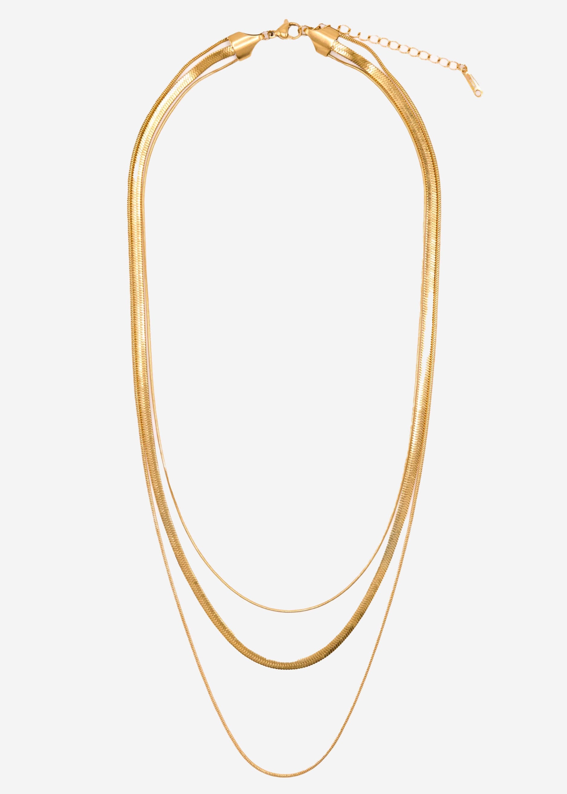 Halskette im Layering Design - gold – Schmuck > Halsketten | FormaLuxe