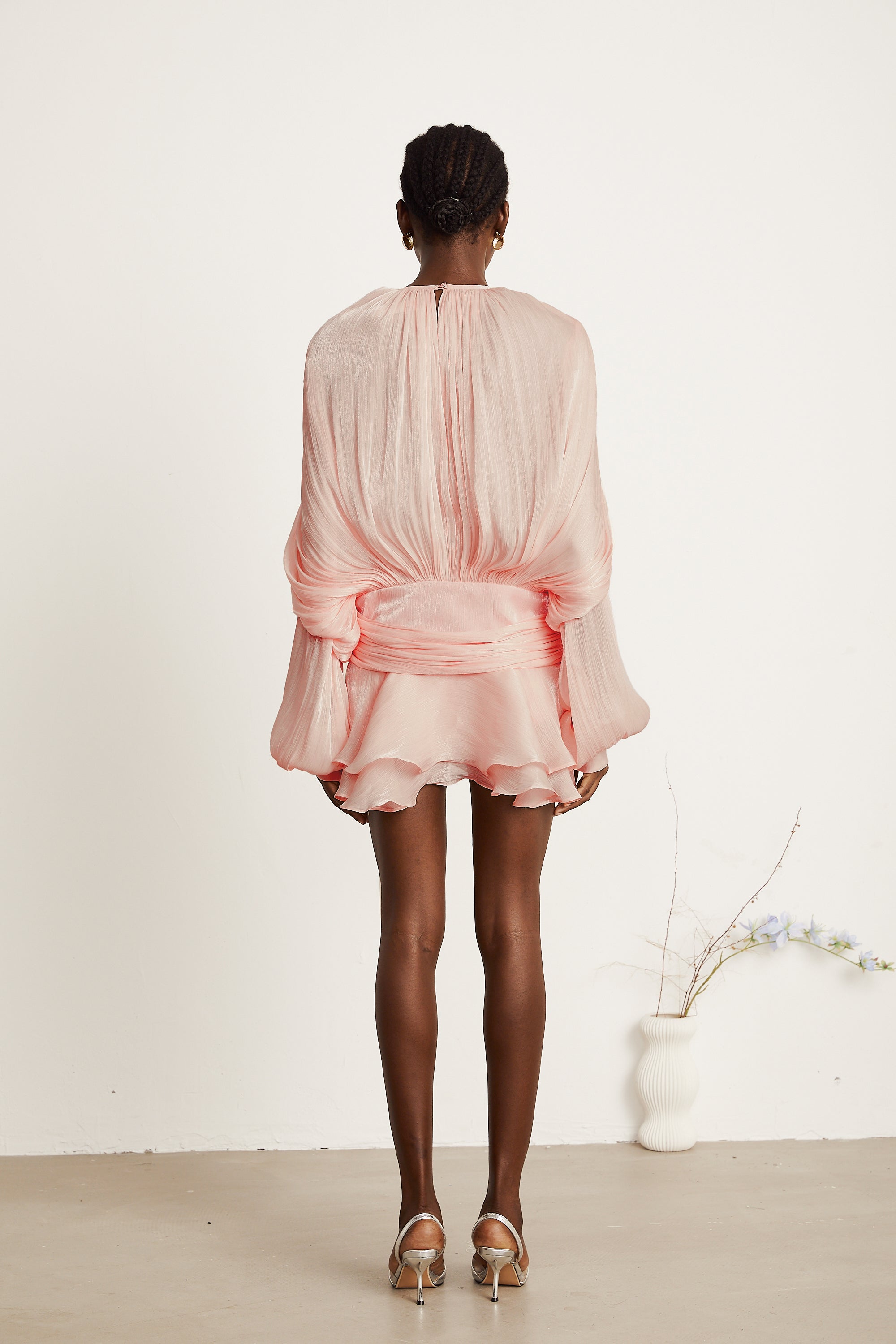 Eugénie Pinkes Mini-Kleid | FormaLuxe