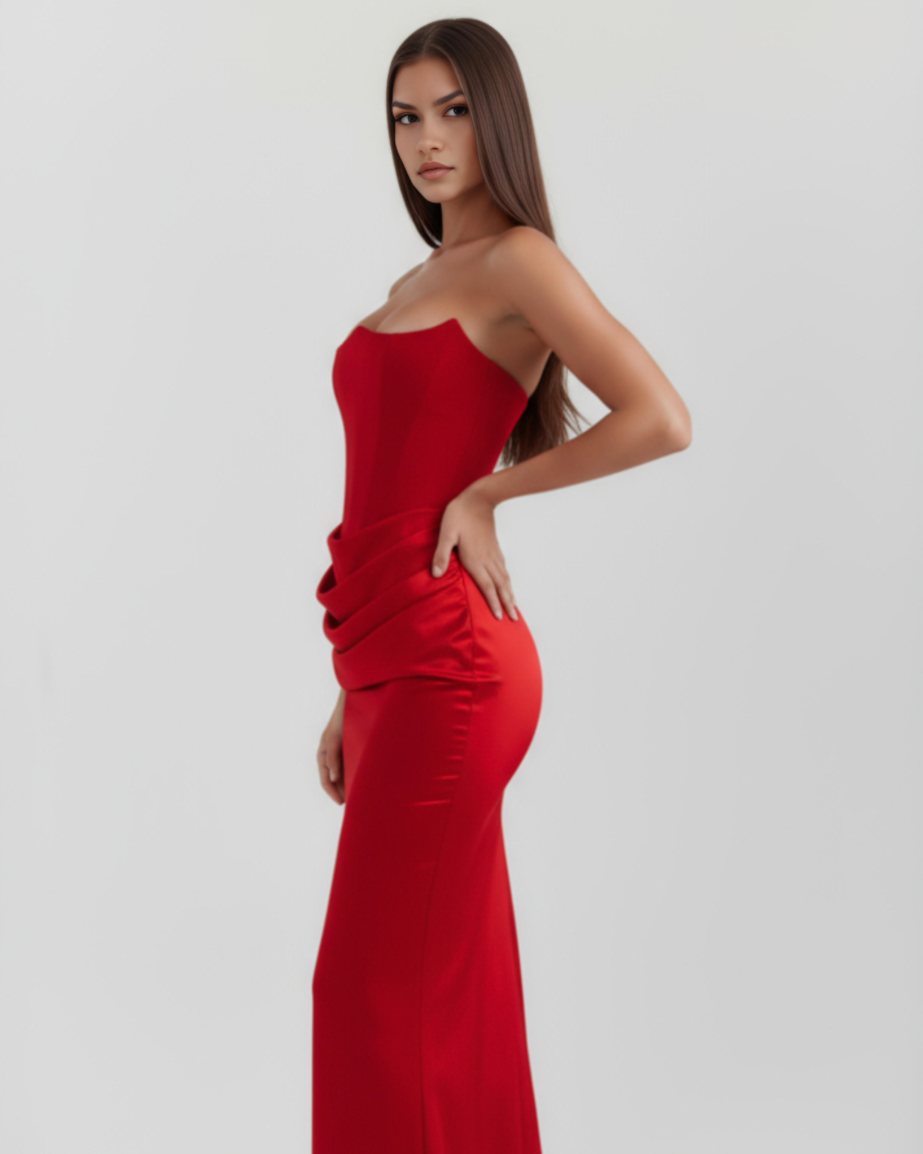 Rowsa Kleid Rot | FormaLuxe