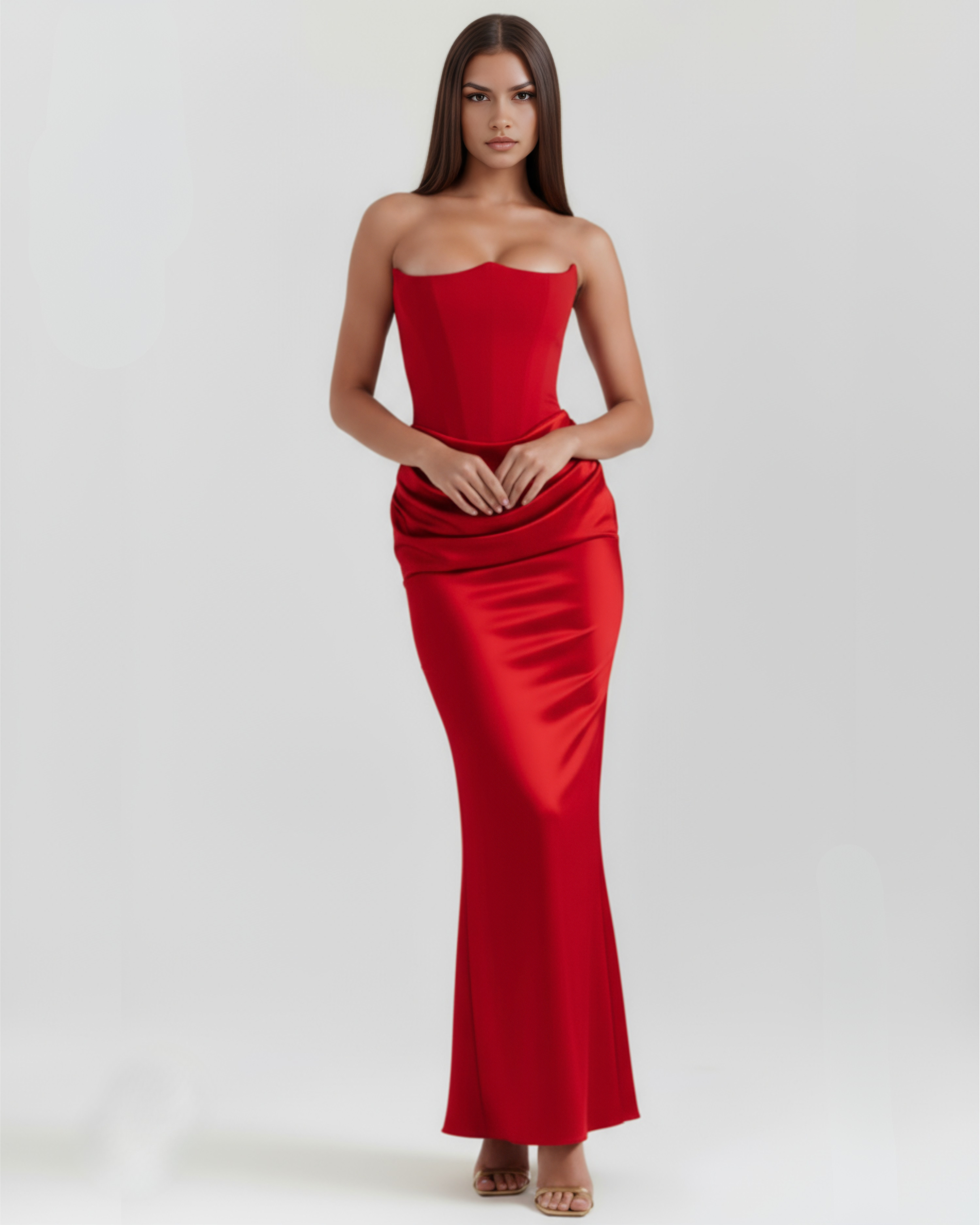 Rowsa Kleid Rot | FormaLuxe
