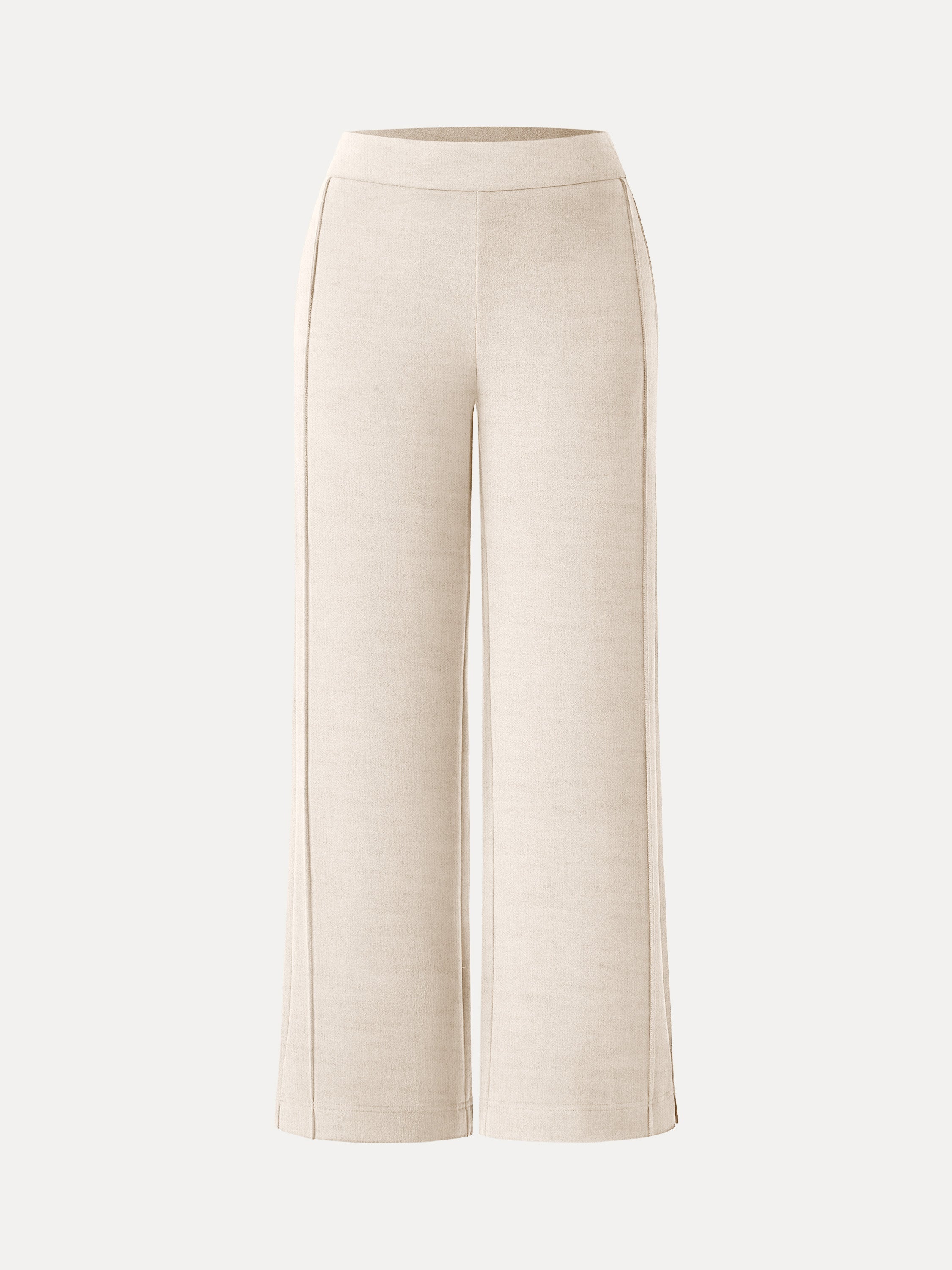 Cozy Warm High Rise Straight Leg Pull-On Pants Heather Morganite – Women > Bottoms > Pants | FormaLuxe