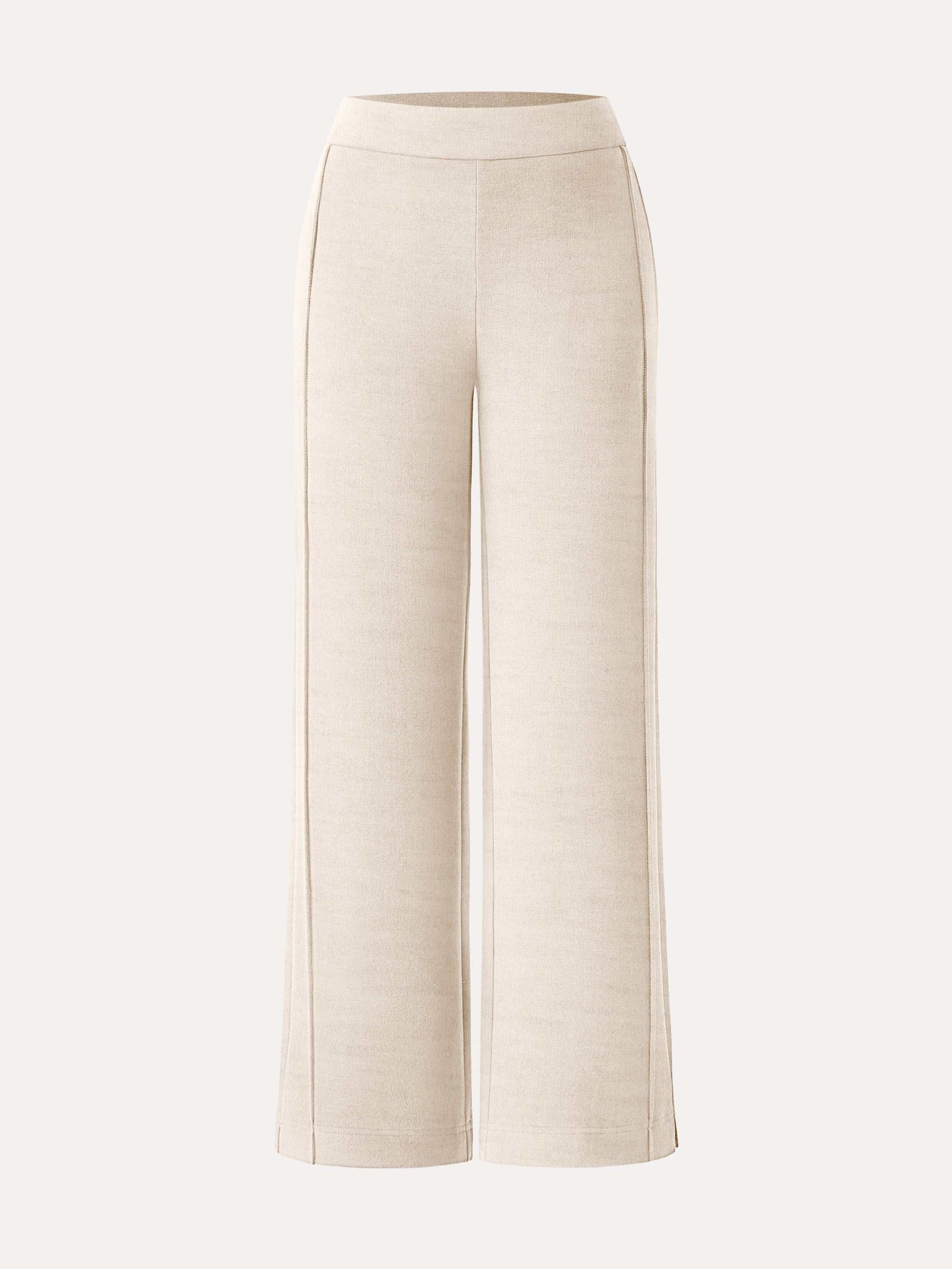 Cozy Warm High Rise Straight Leg Pull-On Pants Heather Morganite – Women > Bottoms > Pants | FormaLuxe