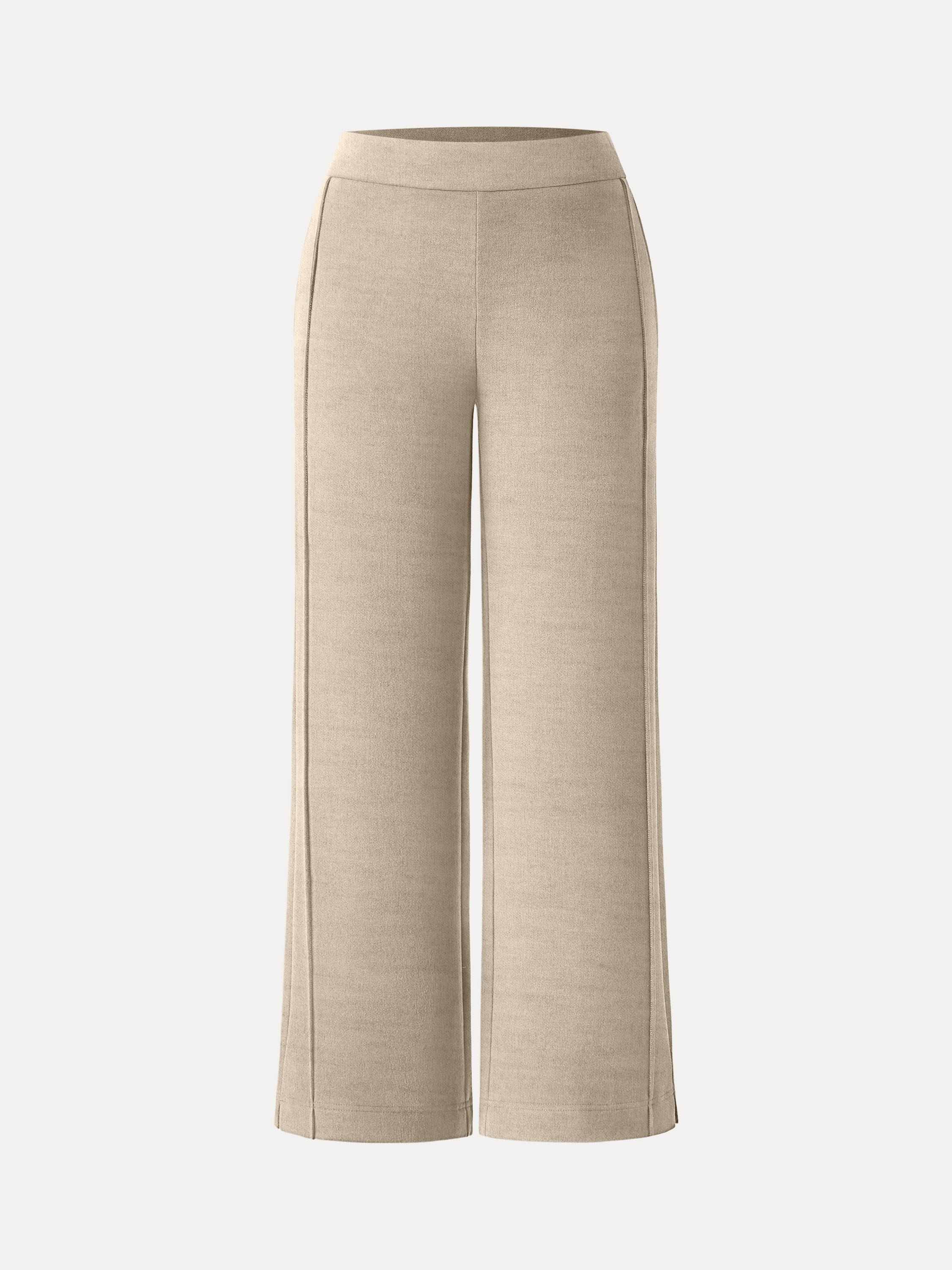 Cozy Warm High Rise Straight Leg Pull-On Pants Heather Morganite – Women > Bottoms > Pants | FormaLuxe