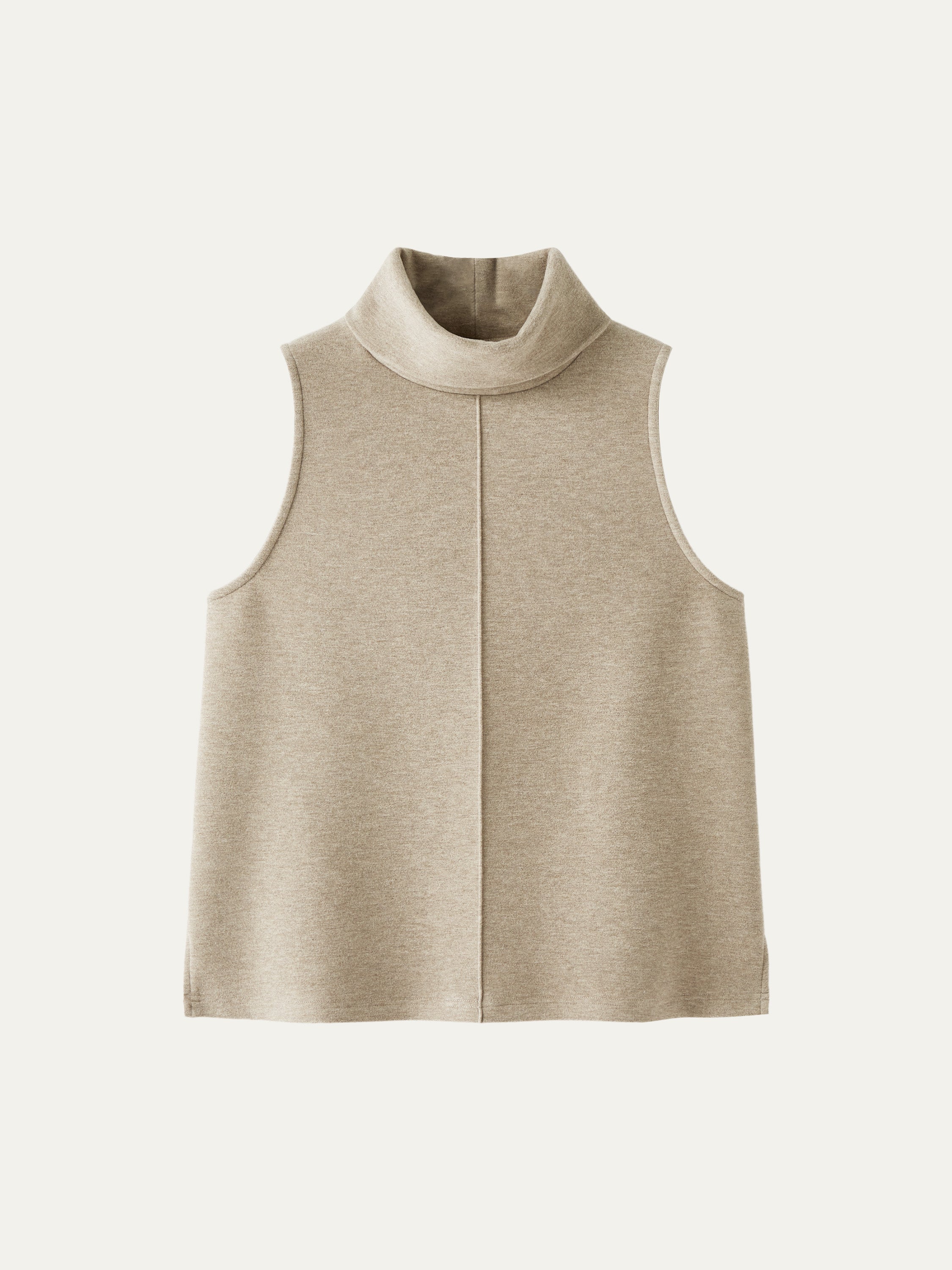 Turtle Neck Split Hem Top Heather Morganite – Women > Tops > Shirts&Tops | FormaLuxe