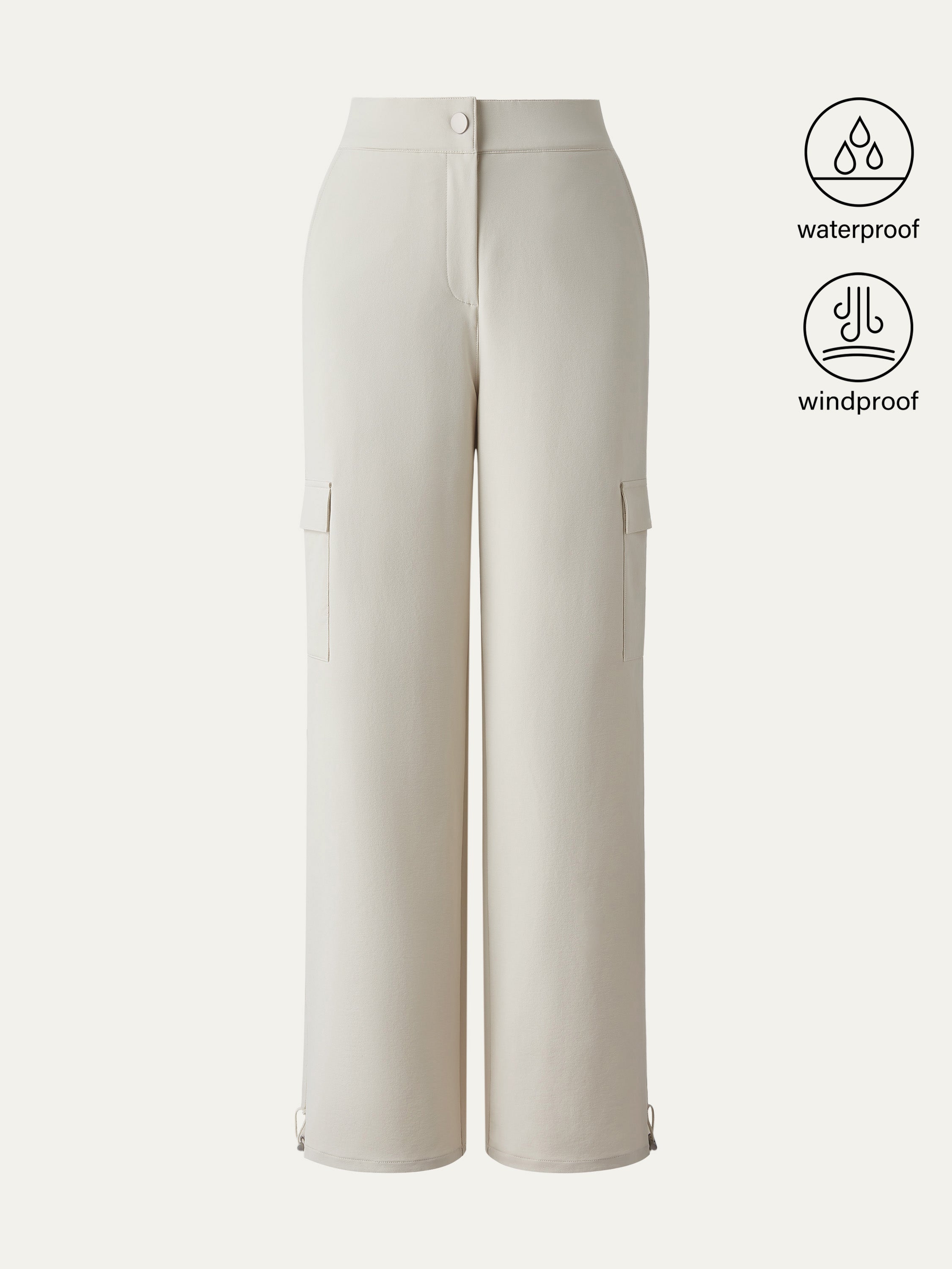 Waterproof Fleece Cargo Pant Gainsboro – Women > Bottoms > Pants | FormaLuxe