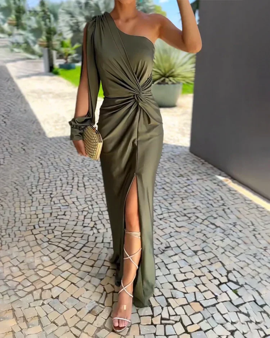 Melissa | Elegantes Abendkleid Grün | FormaLuxe