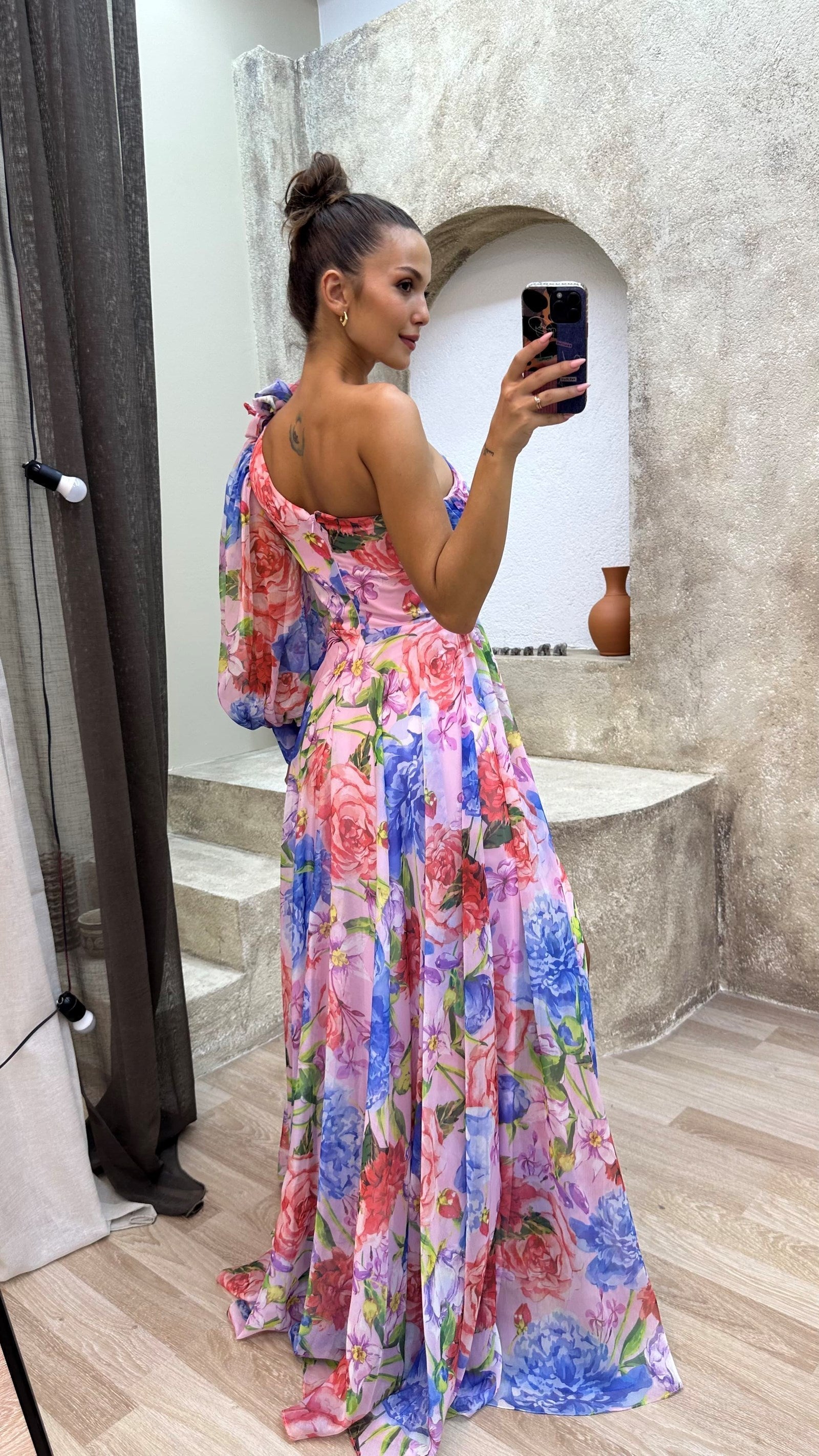 Paige | Atemberaubendes fließendes Kleid Lila | FormaLuxe