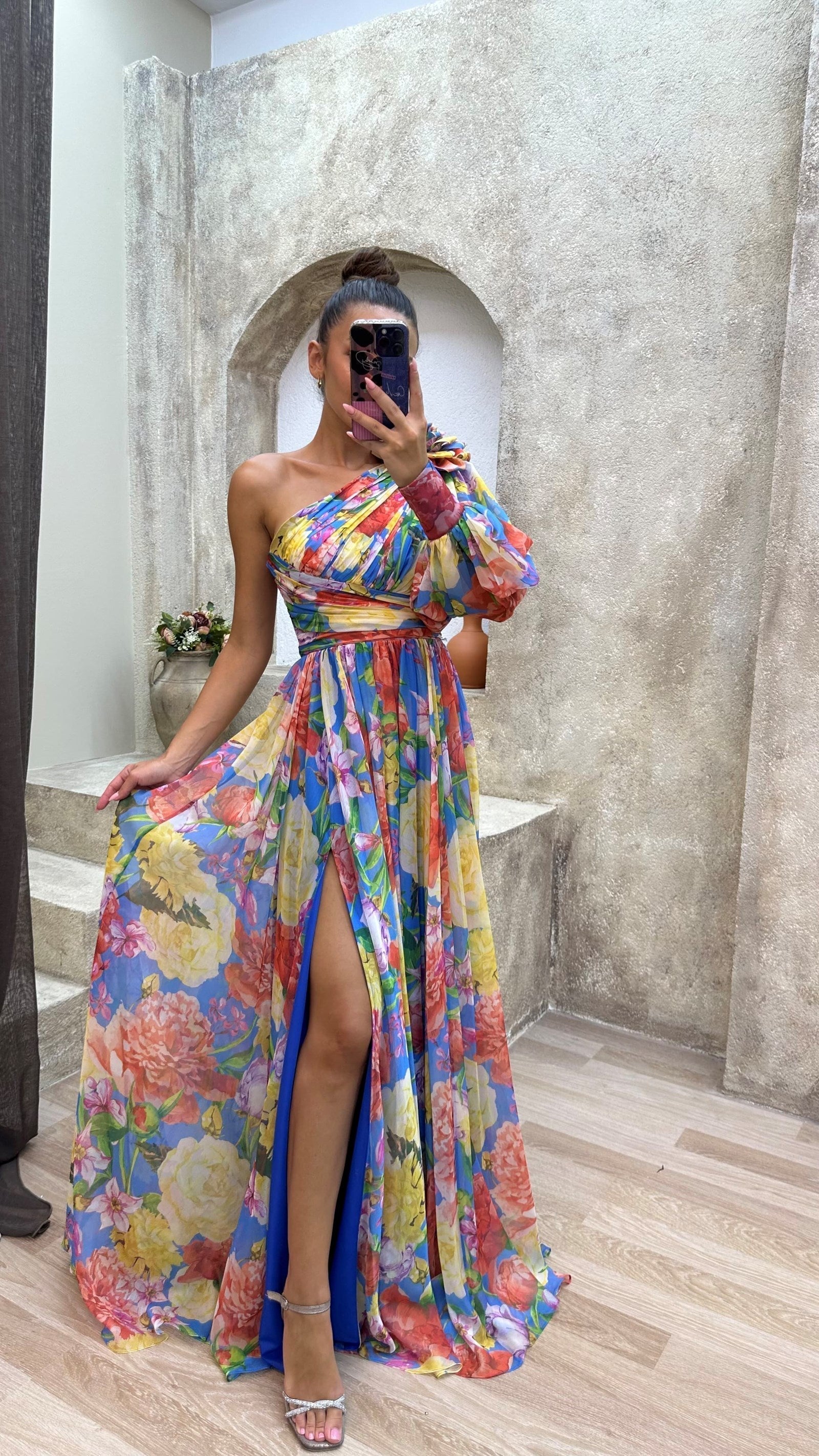 Paige | Atemberaubendes fließendes Kleid Lila | FormaLuxe