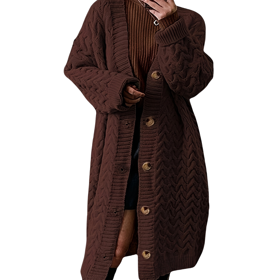 Elizabeth | Winter Sweater Brown | FormaLuxe