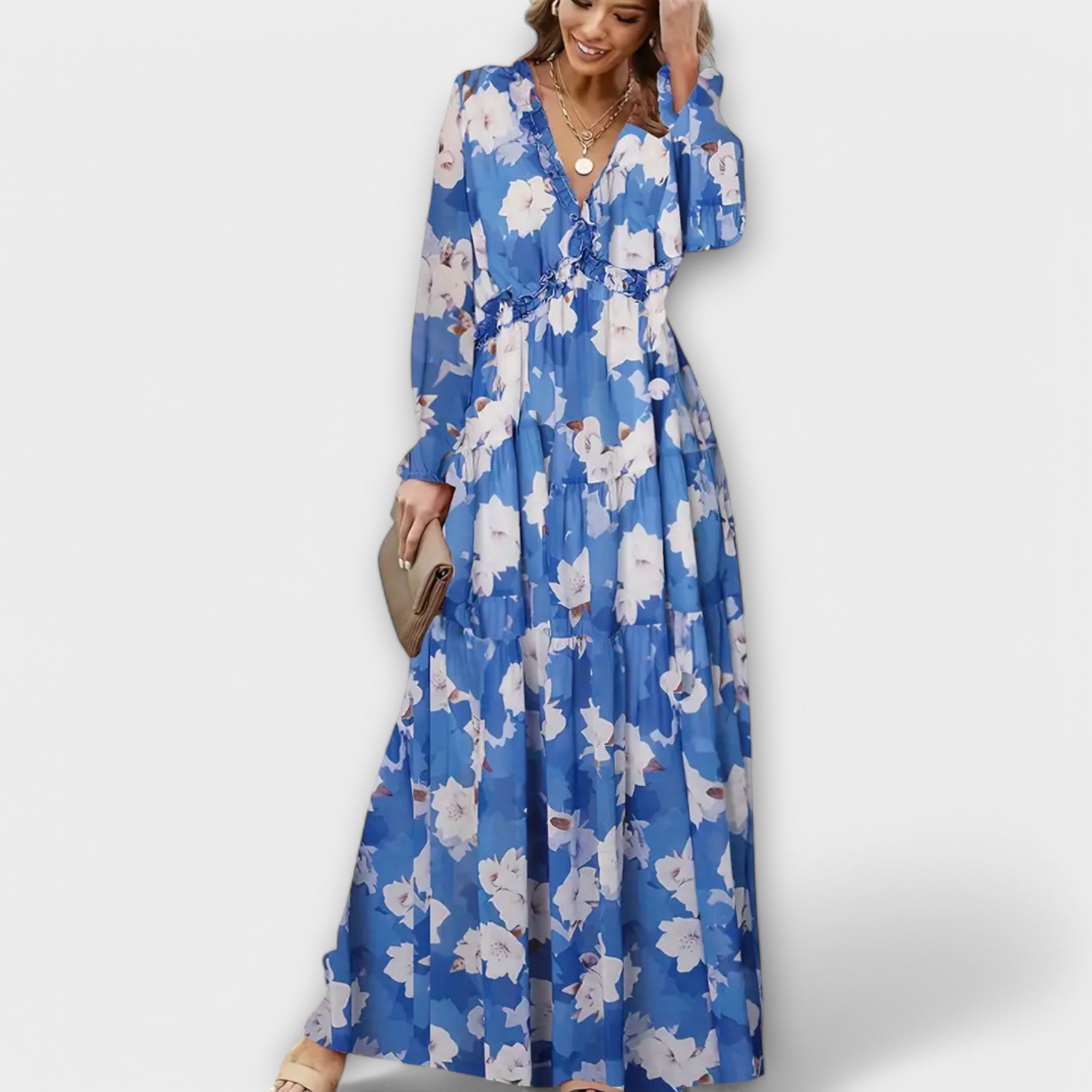 Helen - Elegantes Kleid Rosa | FormaLuxe