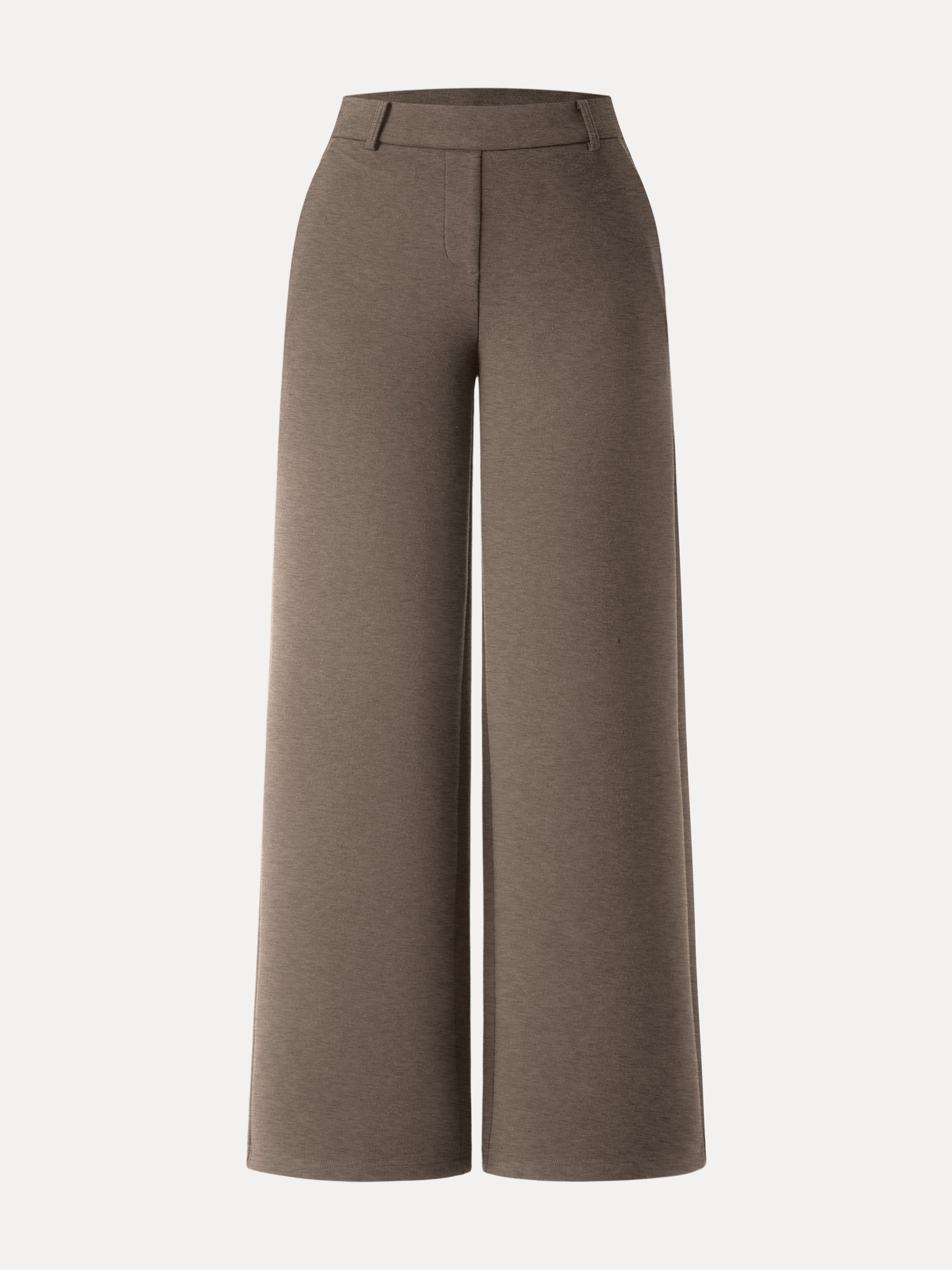 Stretchy Mid Rise Straight Leg Pull-on Pants with Pockets Universe Navy – Women > Bottoms > Pants | FormaLuxe