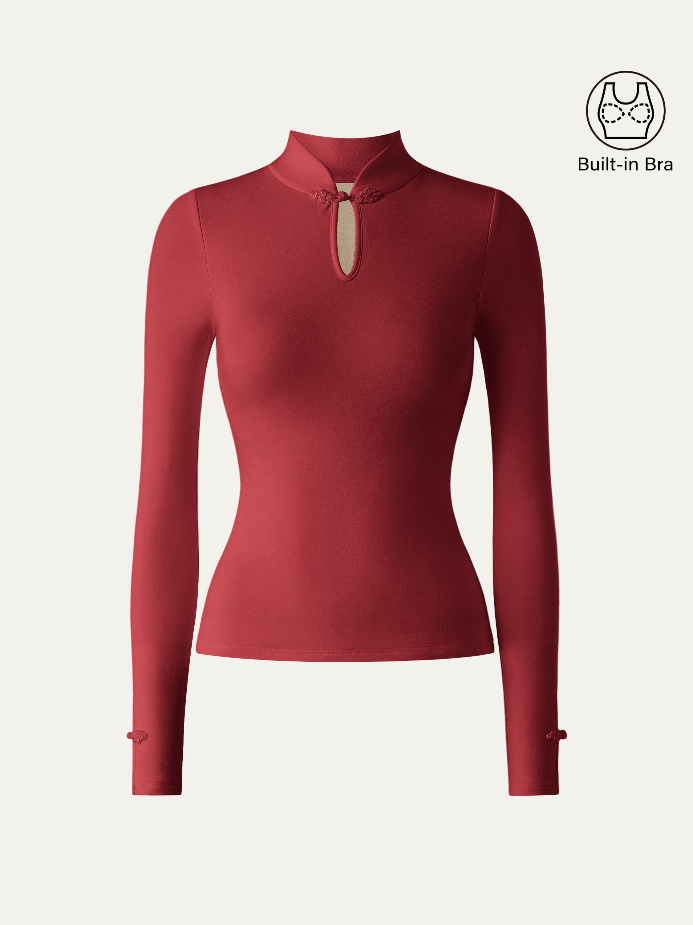 Mandarin Collar Frog Button Brami Top Limited Edition Off White – Women > Tops > Bra Tops | FormaLuxe