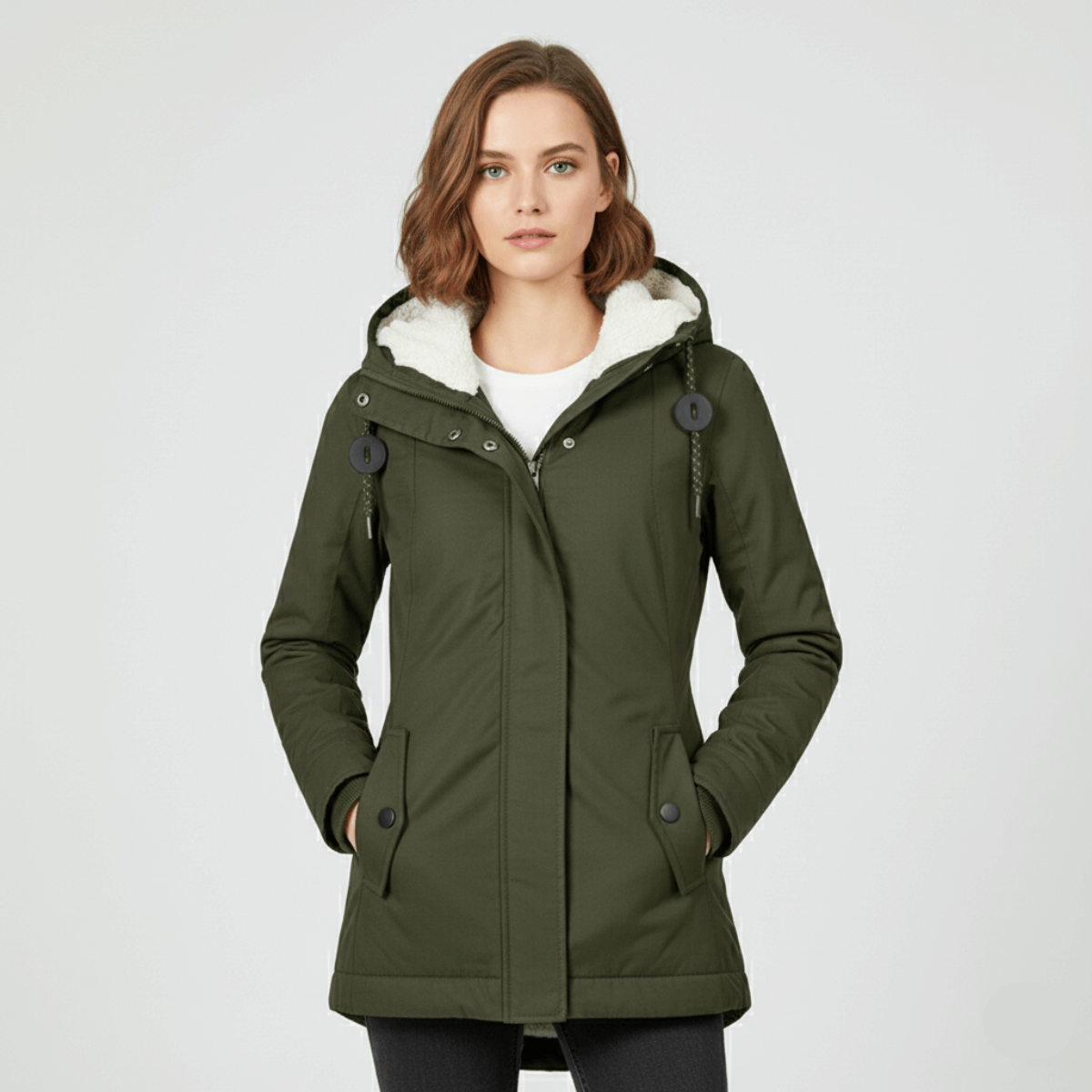 Sophia | Winter Coat (Bestseller) Green | FormaLuxe