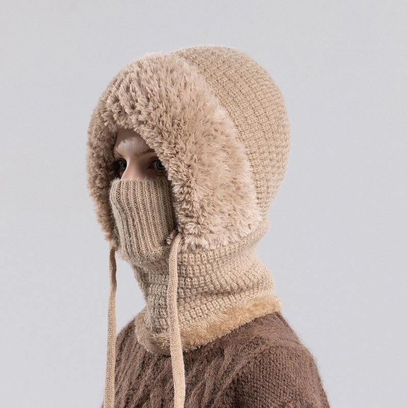 🔥3 in 1 Beanie Hat For Women Khaki | FormaLuxe