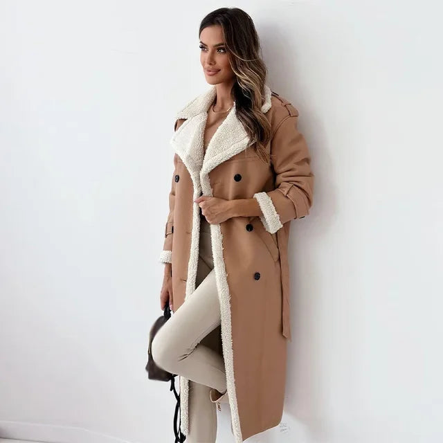 Aurelia | Trenchcoat Schwarz | FormaLuxe