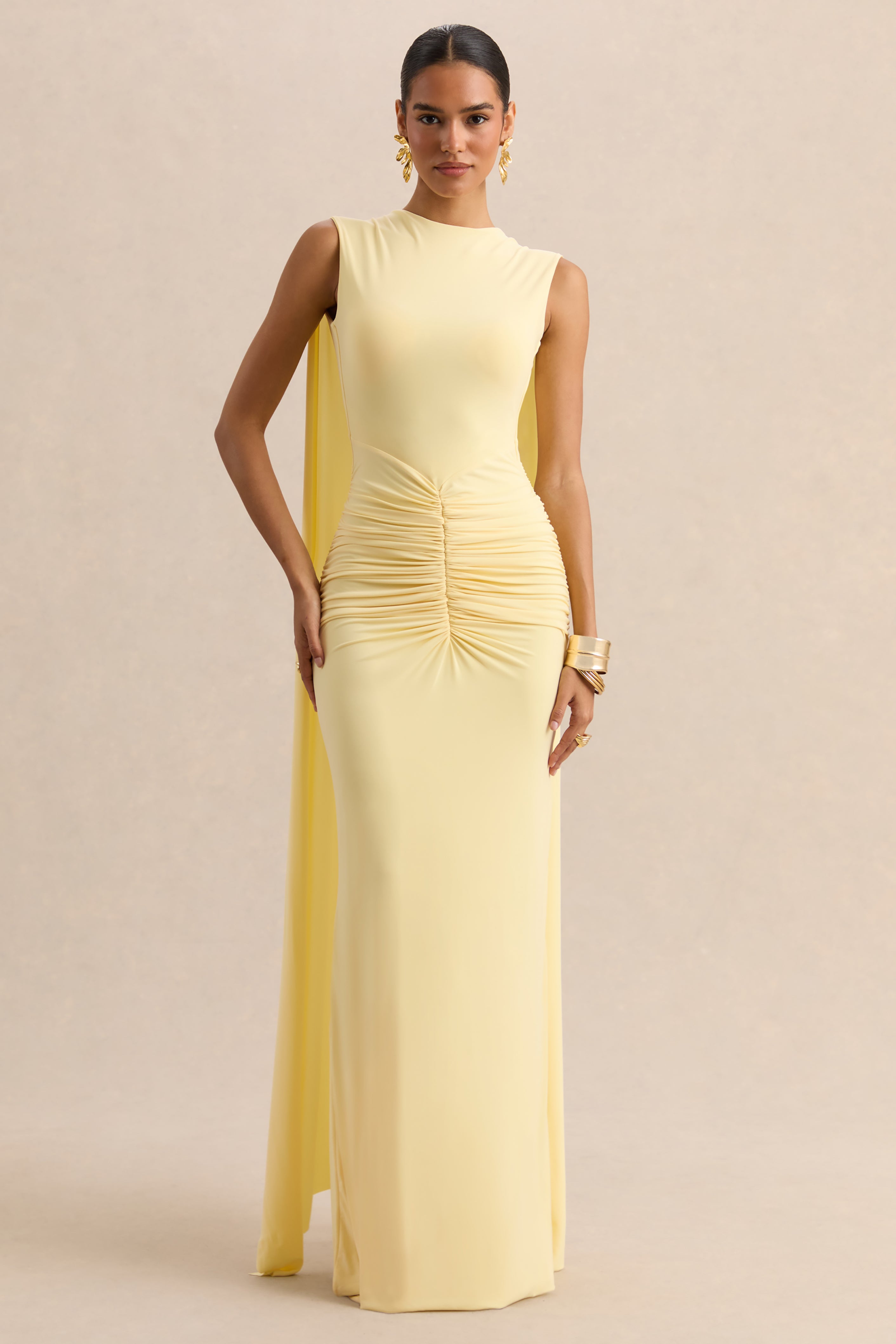 Aurore Maxi Dress Yellow | FormaLuxe