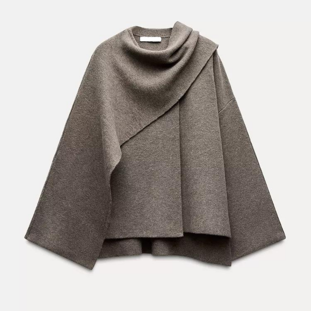 Iris | Oversized Warm Coat Dark Grey | FormaLuxe