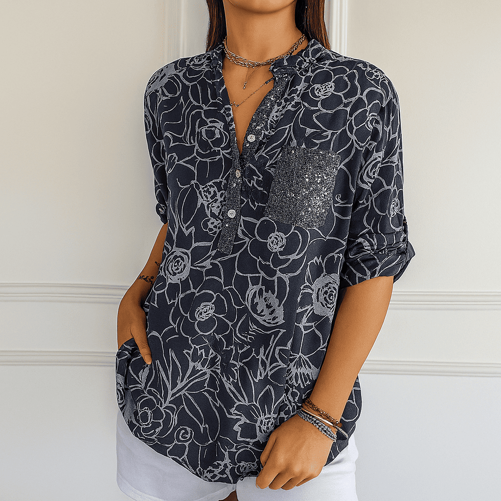 Blumige Eleganz – 2 zum Preis von 1! Hellblau – BEST SELLING | FormaLuxe