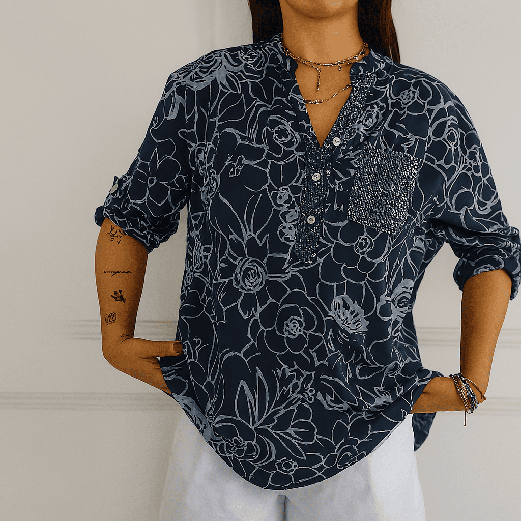 Blumige Eleganz – 2 zum Preis von 1! Hellblau – BEST SELLING | FormaLuxe