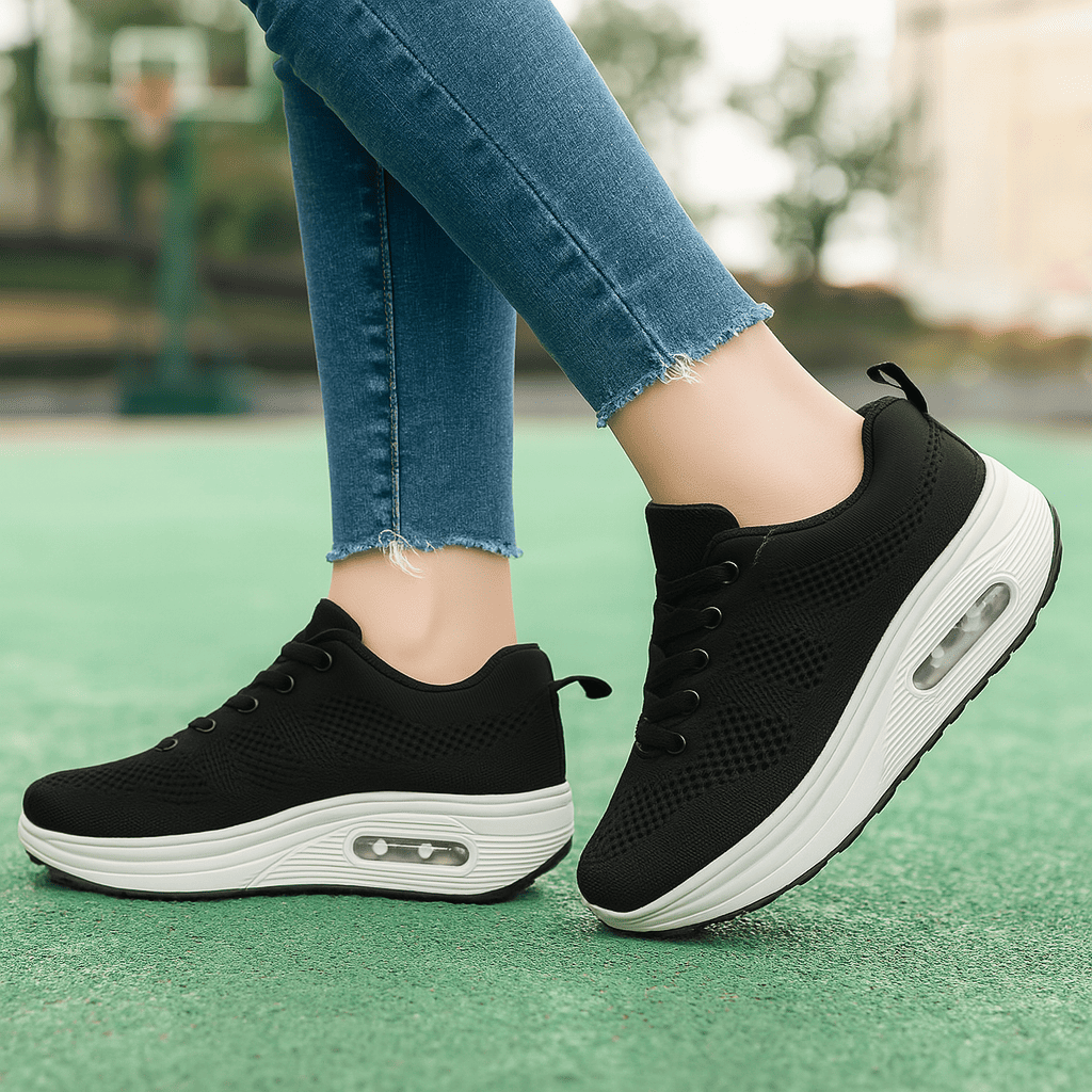 Luftgepolsterte orthopädische Schuhe + Gratis-Socken Rose | FormaLuxe