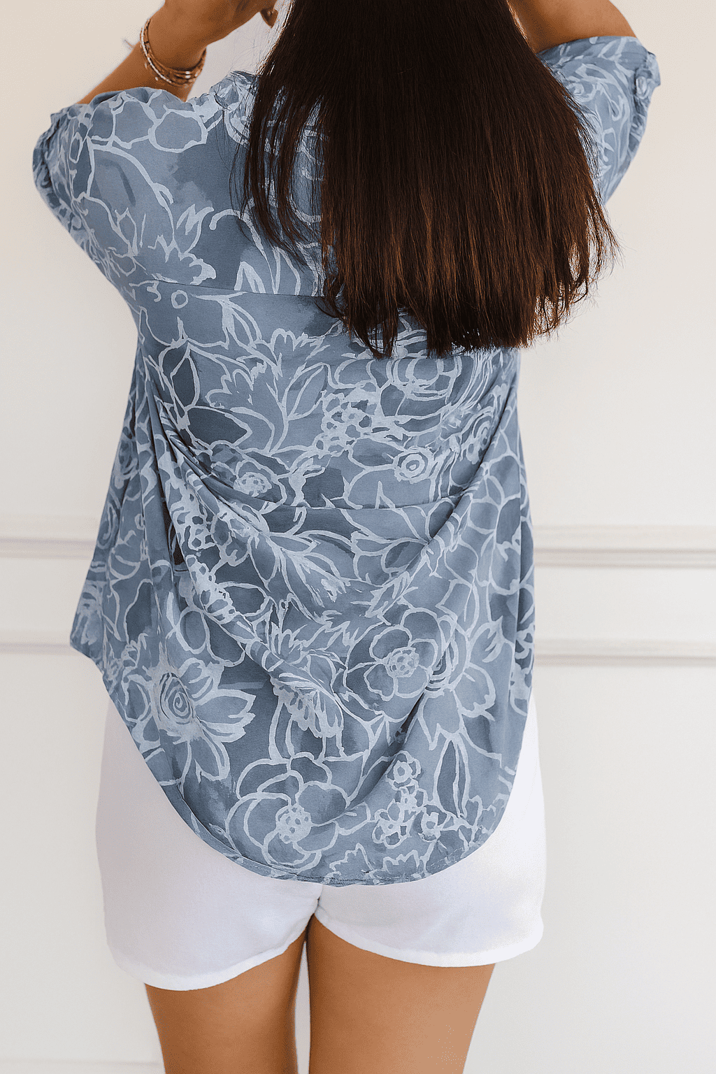 Blumige Eleganz – 2 zum Preis von 1! Hellblau – BEST SELLING | FormaLuxe