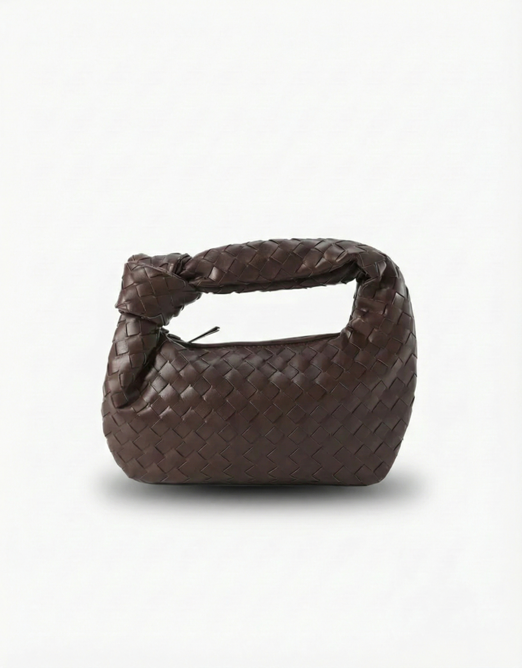 Alina | Woven Mini Shoulder Bag Black | FormaLuxe