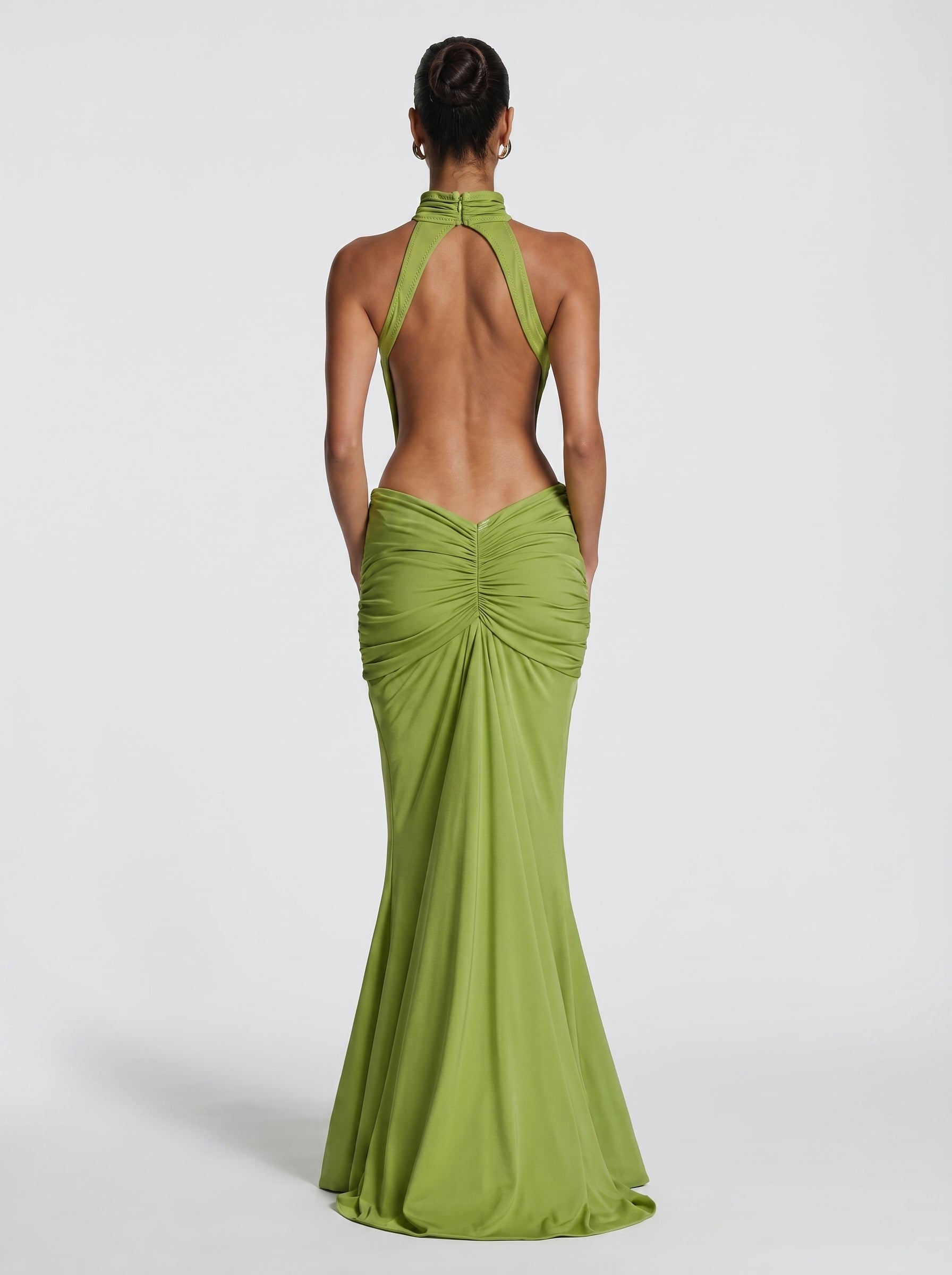 Fasina Maxikleid Olivgrün – Dress | FormaLuxe