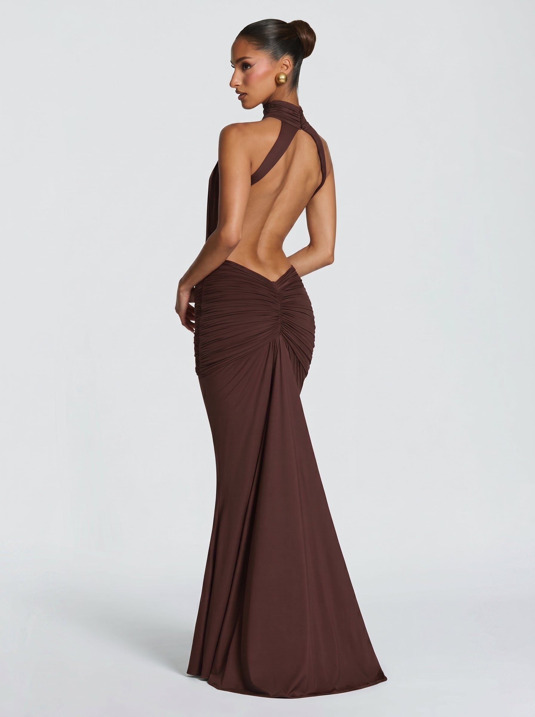 Fasina Maxikleid Olivgrün – Dress | FormaLuxe