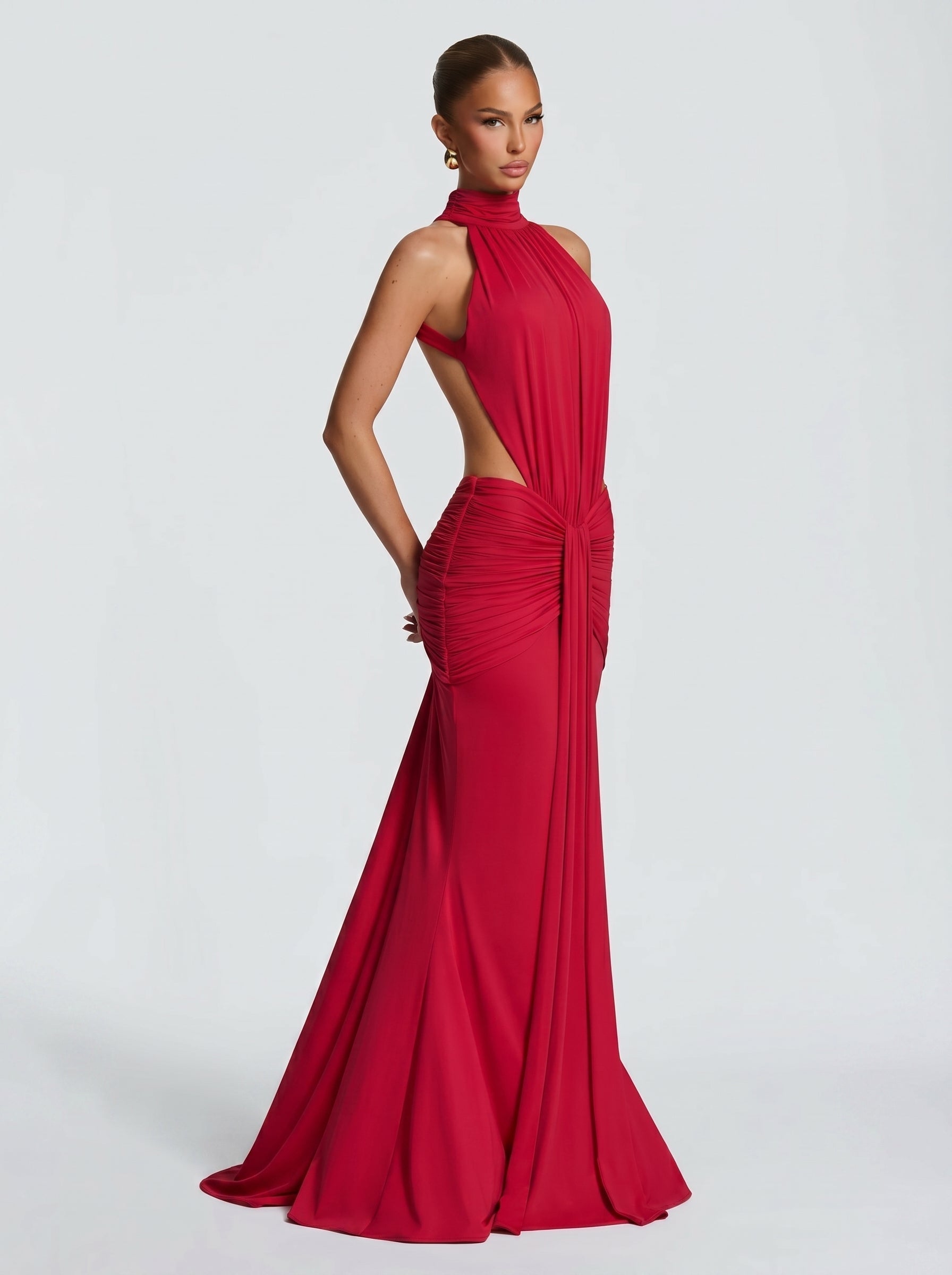 Fasina Maxikleid Olivgrün – Dress | FormaLuxe