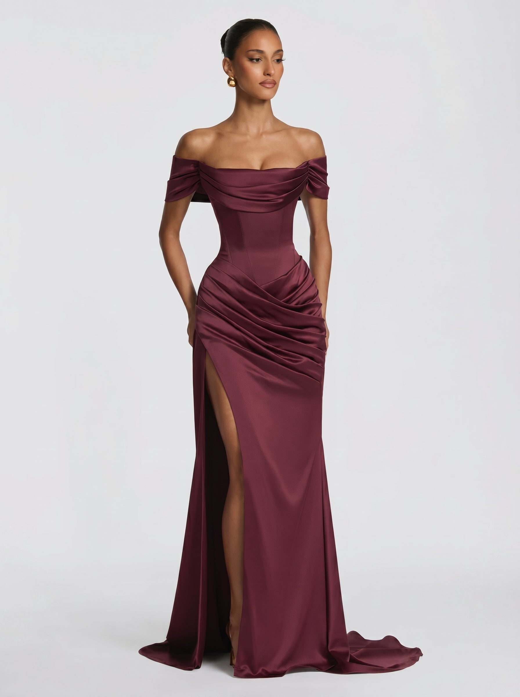 Riona Maxikleid Kirsche | FormaLuxe