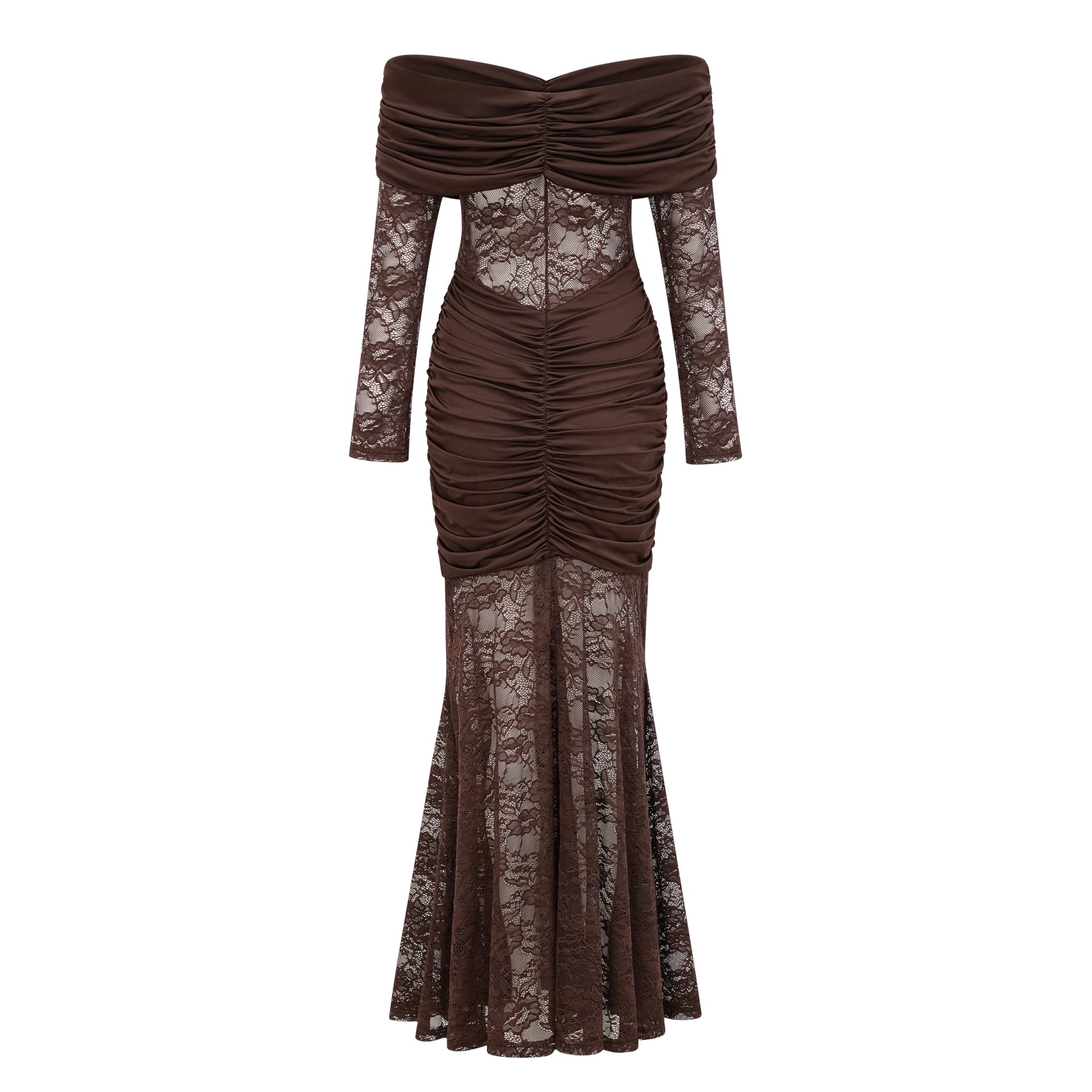 Brigitte Maxikleid Braun | FormaLuxe