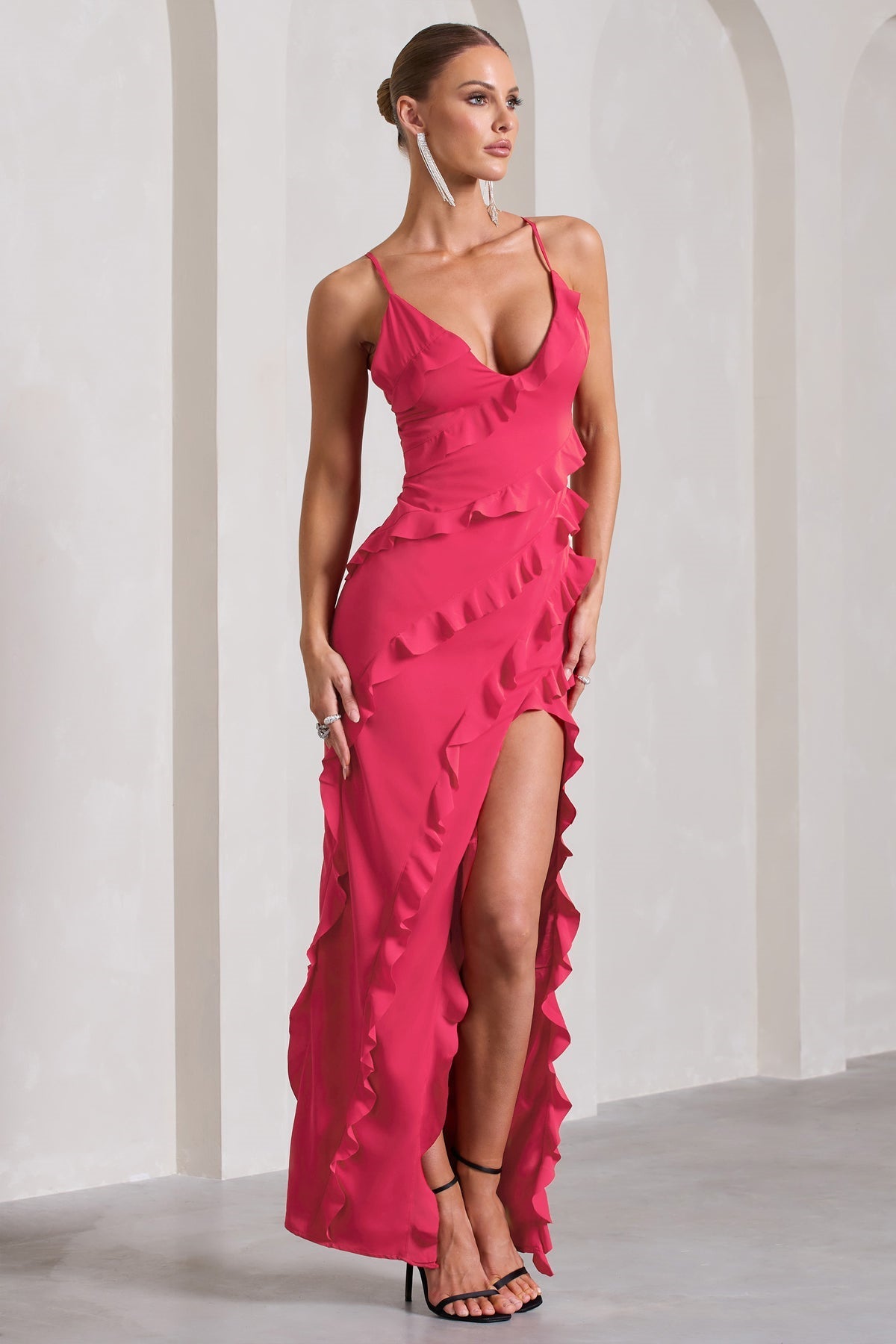 Lottie | Elegantes Maxikleid Red | FormaLuxe
