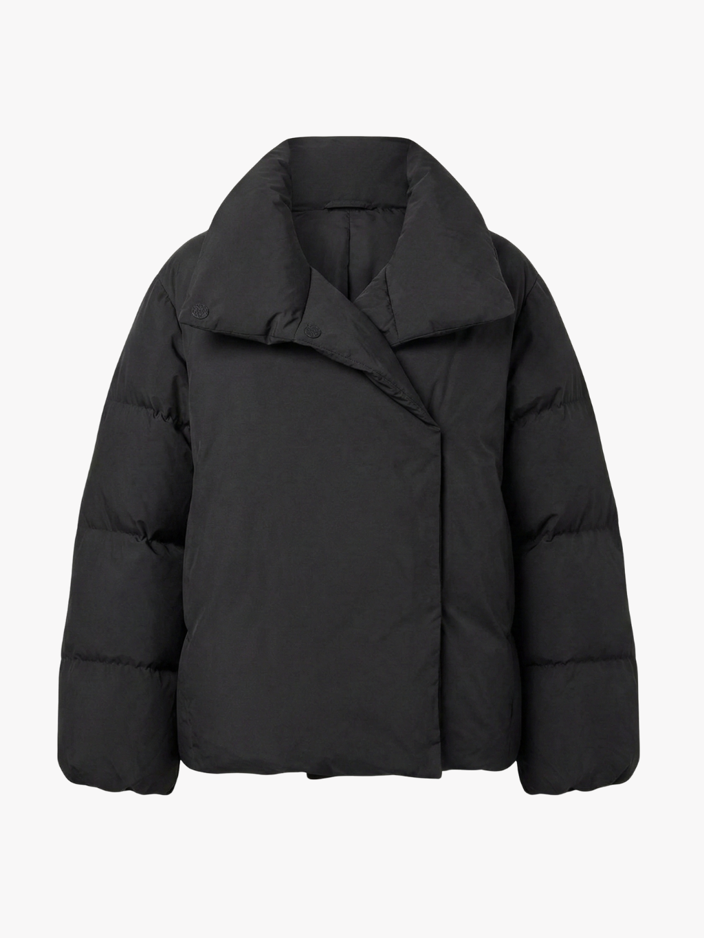 Maddison | Doudoune oversize à col montant Noir | FormaLuxe