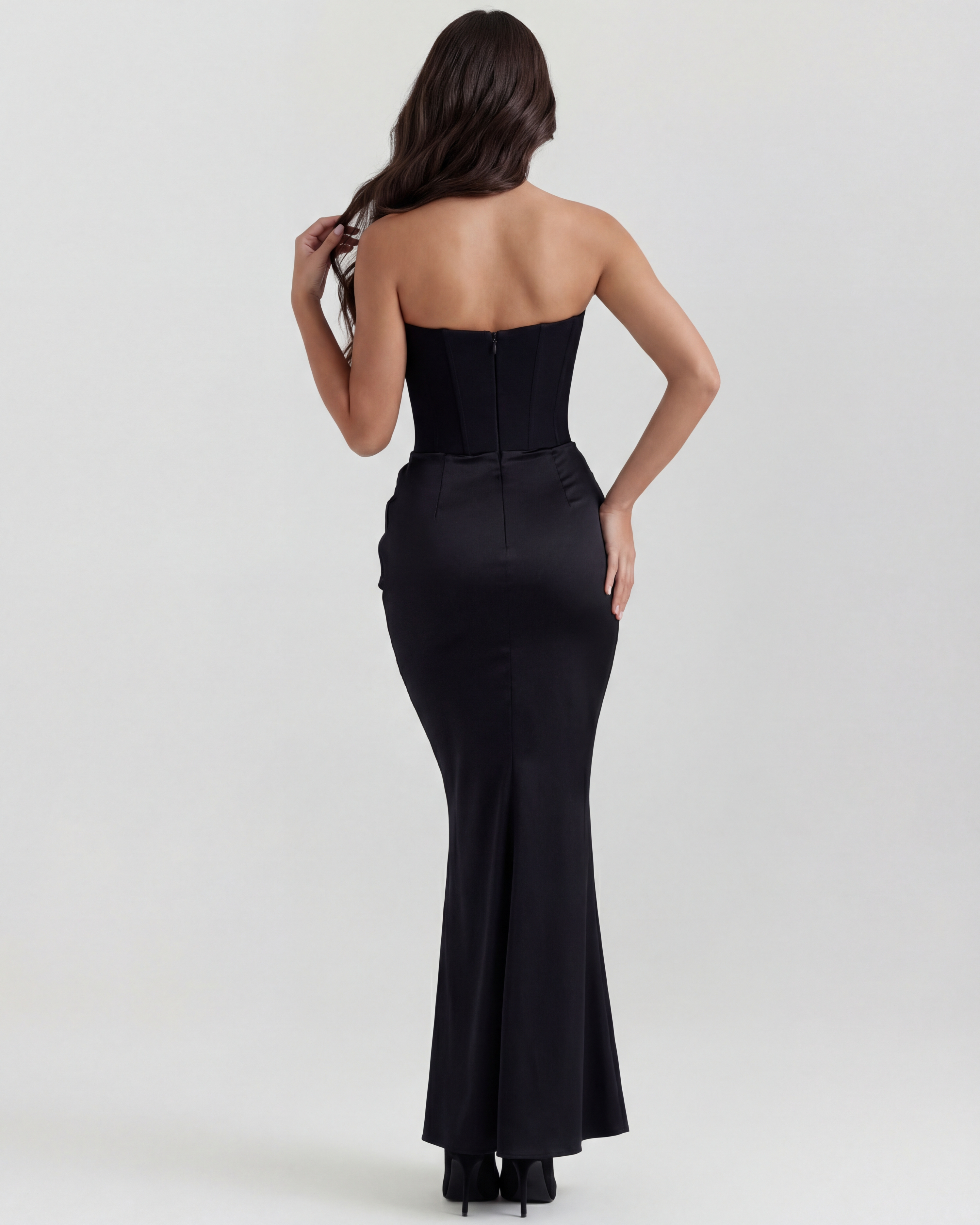 Rowsa kleid Schwarz | FormaLuxe